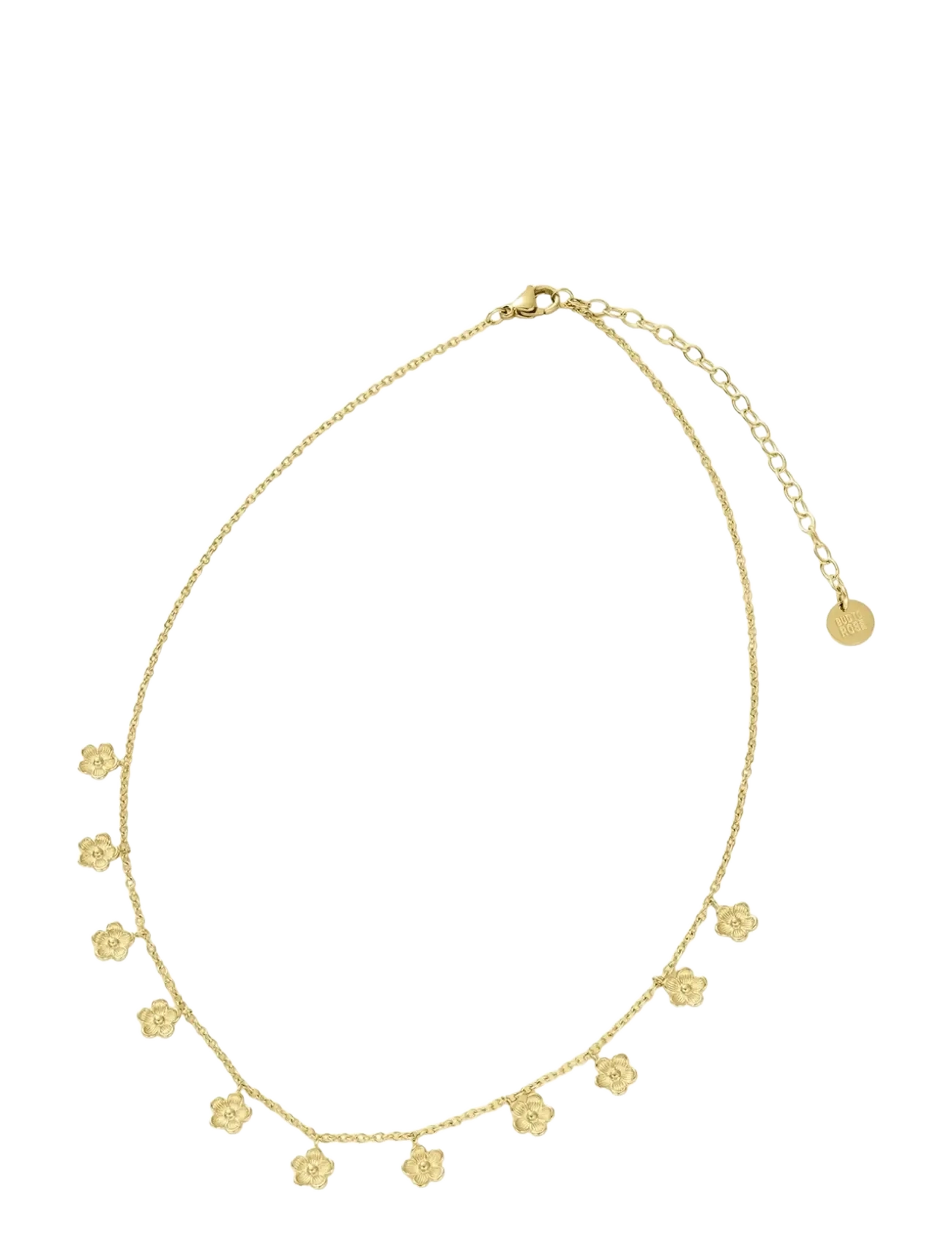 Bud To Rose - Calista Necklace Gold - halskæder med vedhæng - gold - 1