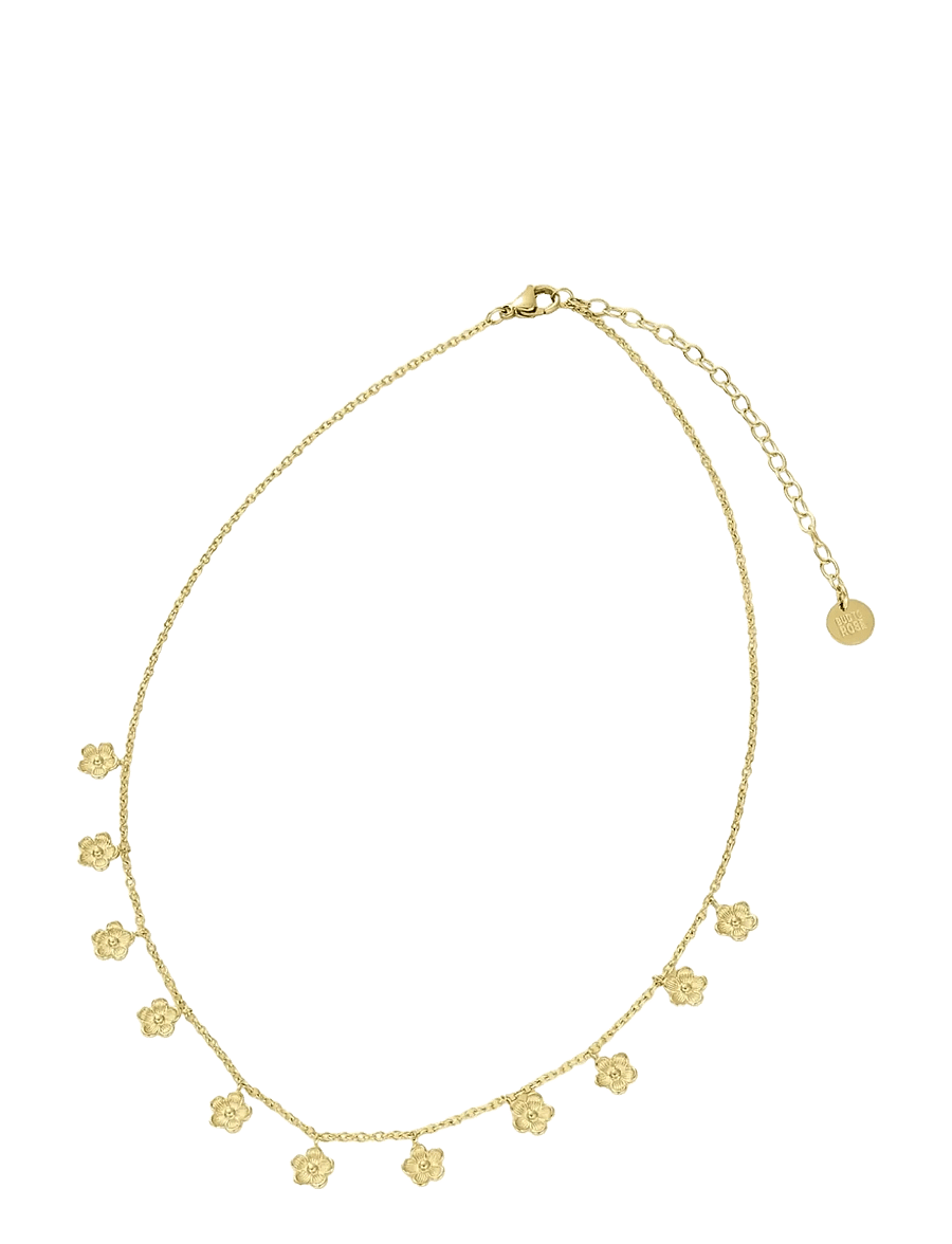 Bud To Rose - Calista Necklace Gold - halskæder med vedhæng - gold - 1