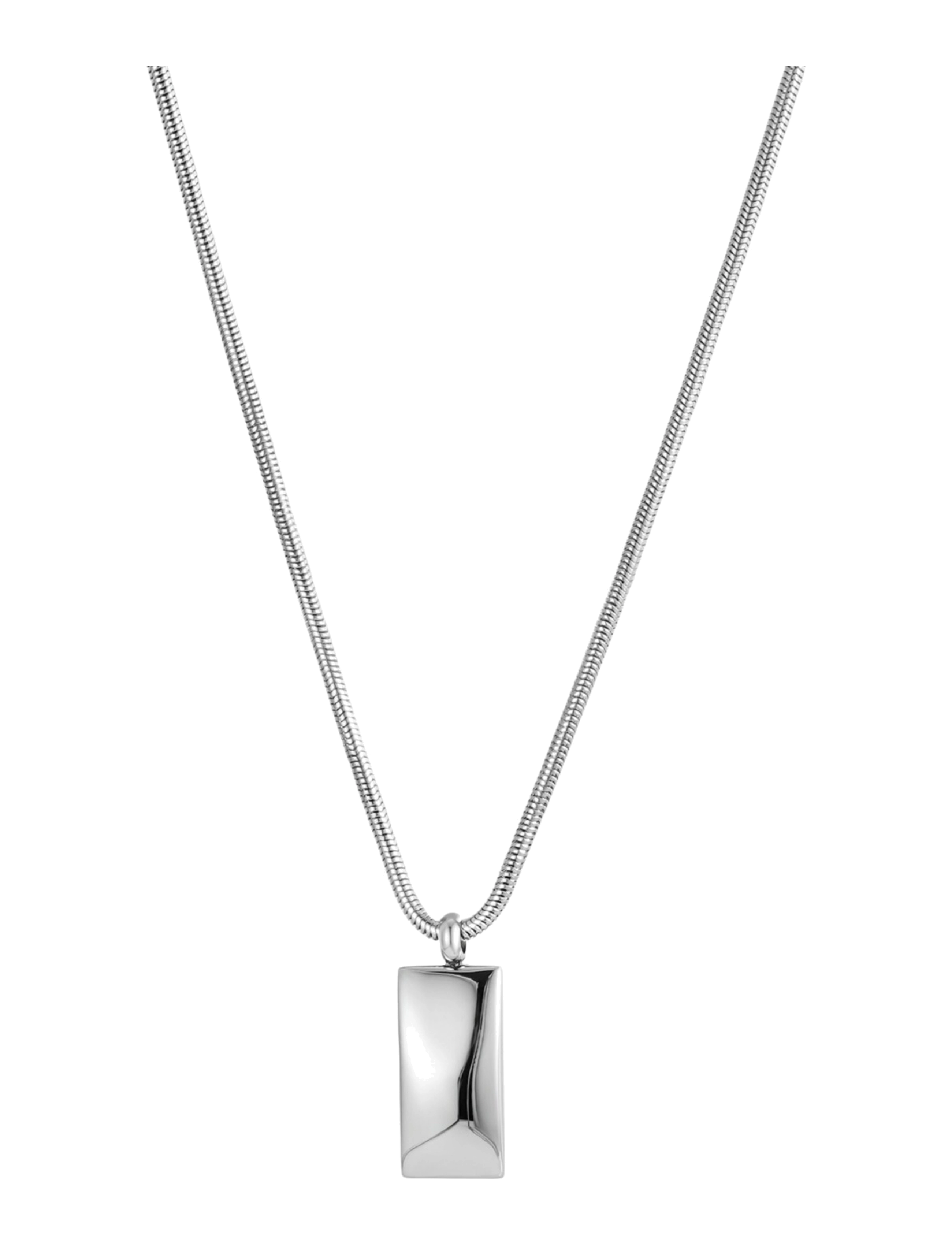 Bud To Rose Studio Plain Necklace Gold - Schmuck - SILVER / silver