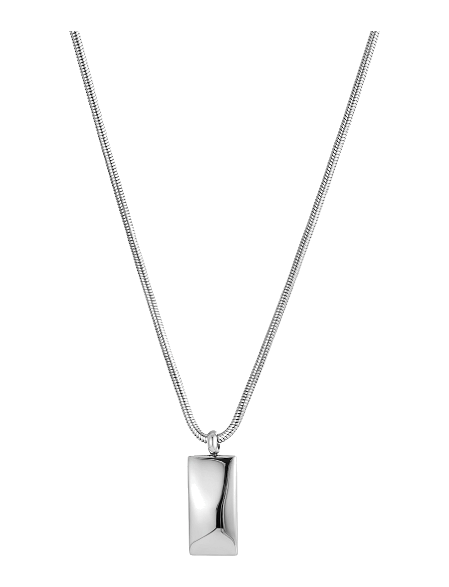 Bud To Rose - Studio Plain Necklace Gold - halsketten - silver - 1