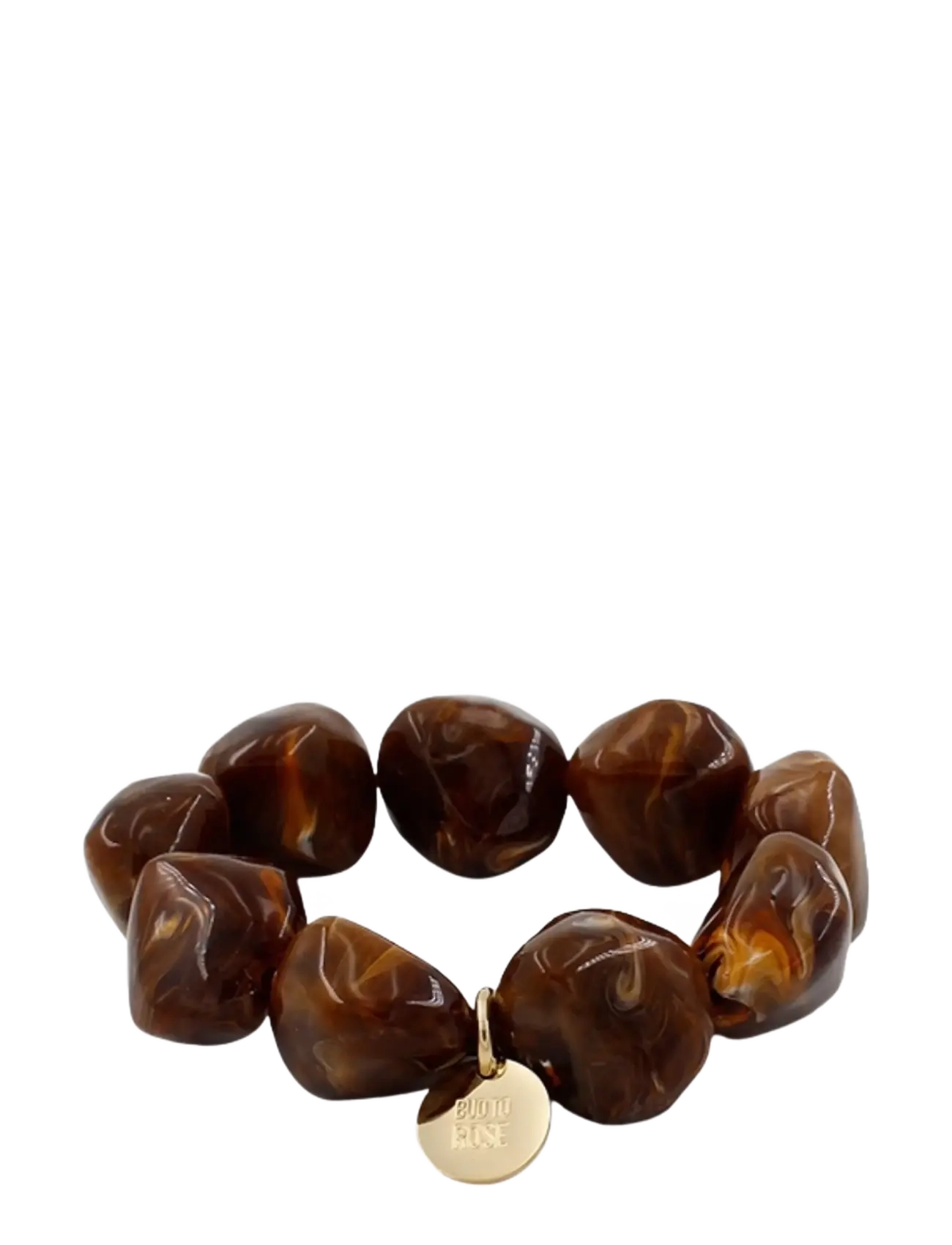 Bud to rose Vibe Resin Bracelet Sand - Jewellery - BROWN / brown