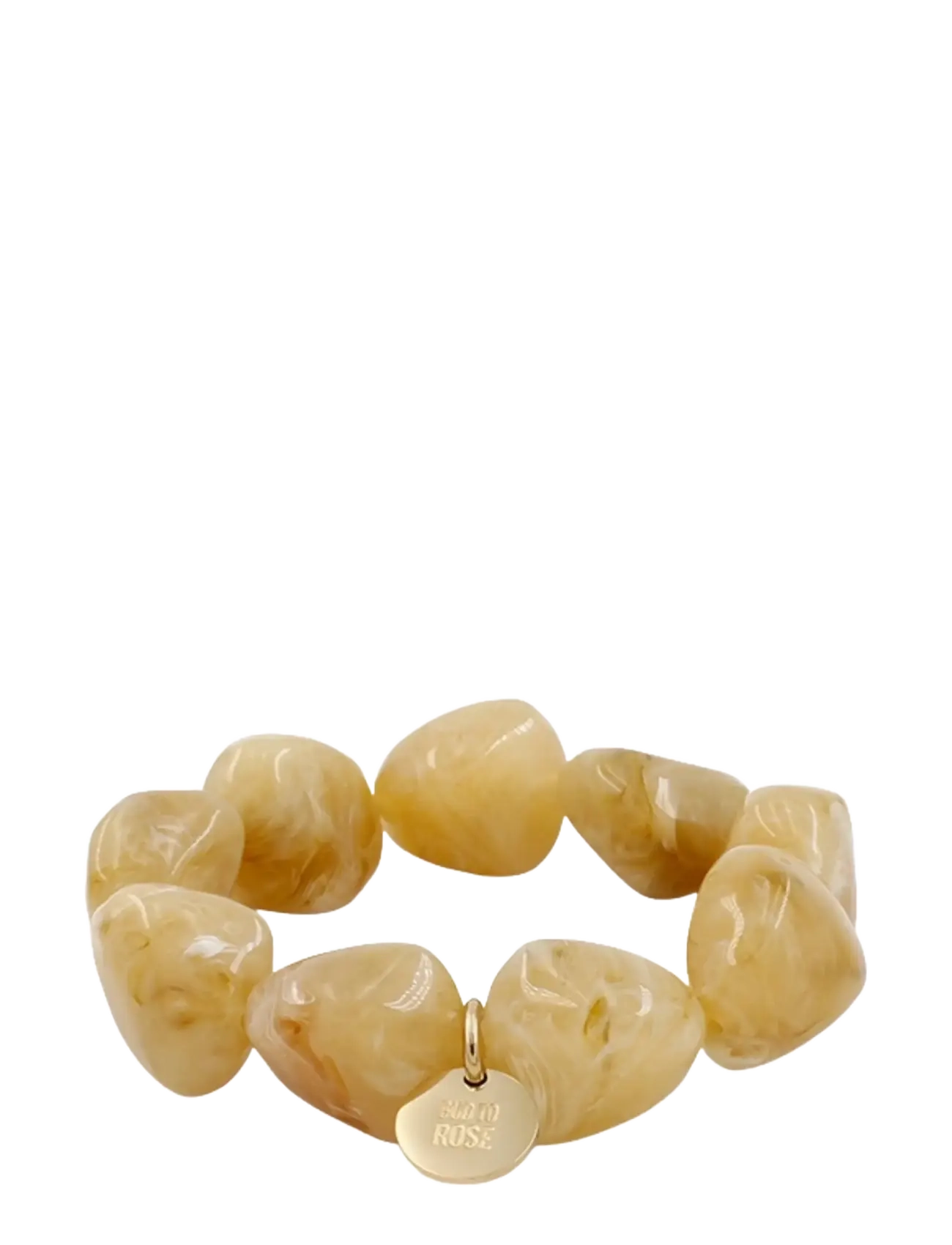 Bud to rose Vibe Resin Bracelet Brown - Echtschmuck - SAND / beige