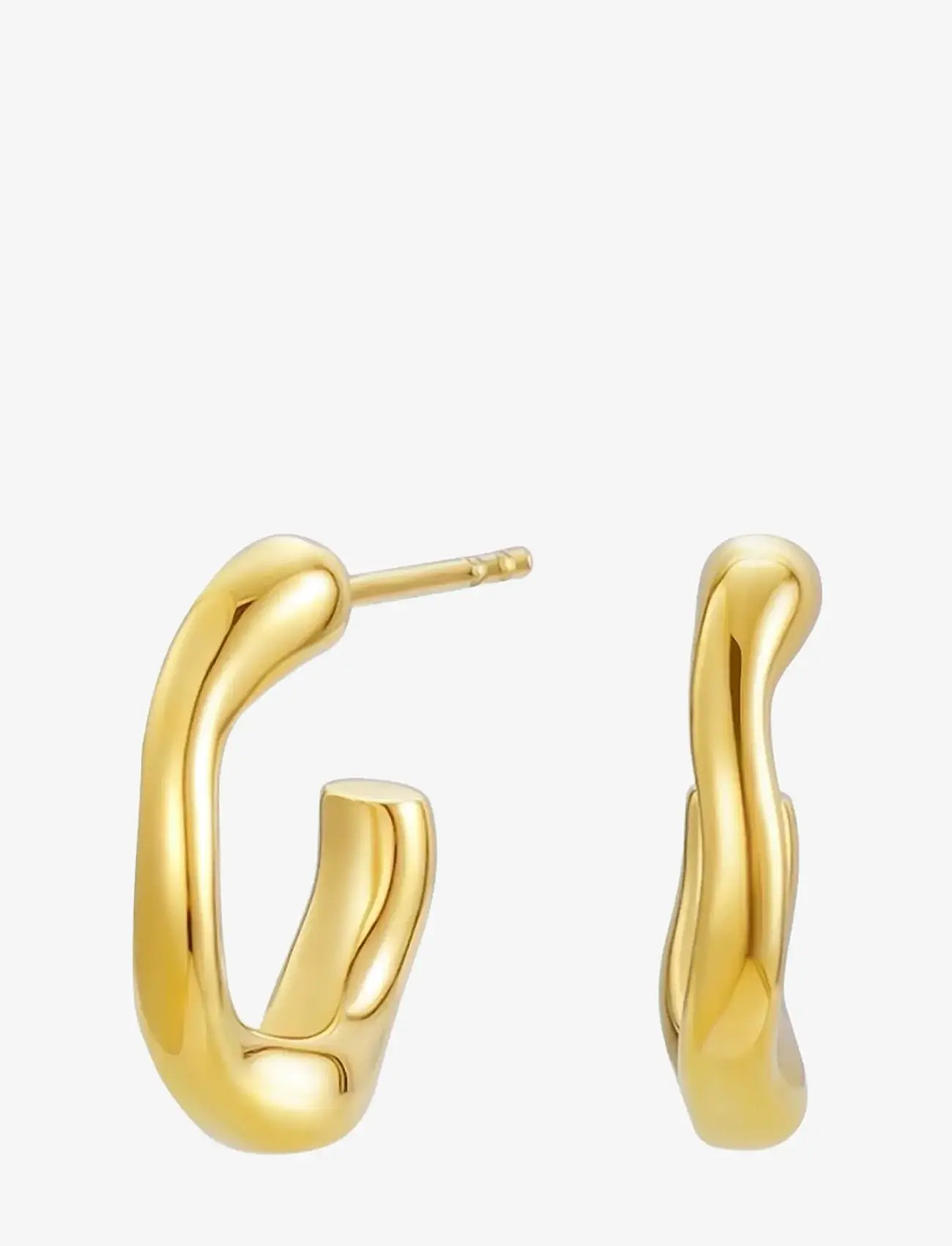 Bud to rose - Miller Creole Earring Silver - kreolen - gold - 0