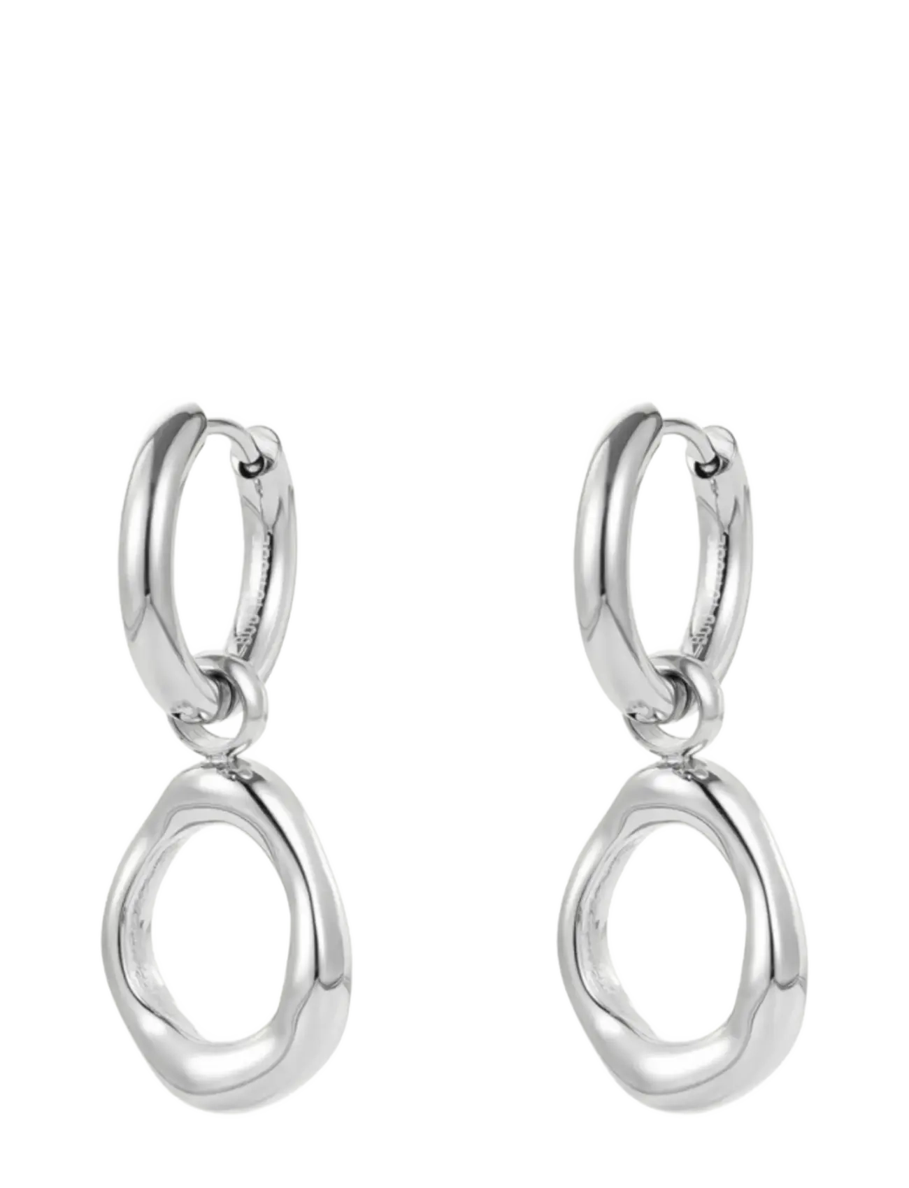 Bud To Rose Miller Hoop Earring Silver - Schmuck - SILVER / silver