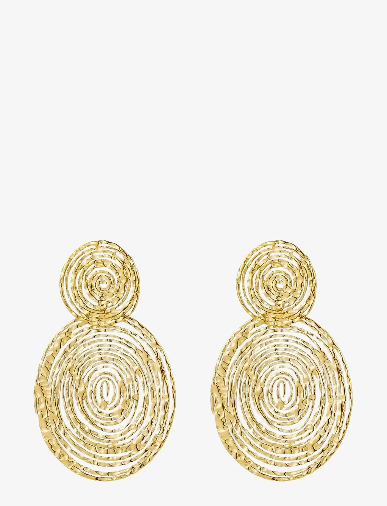 Bud to rose - Ray Earring Silver - statement örhängen - gold - 1