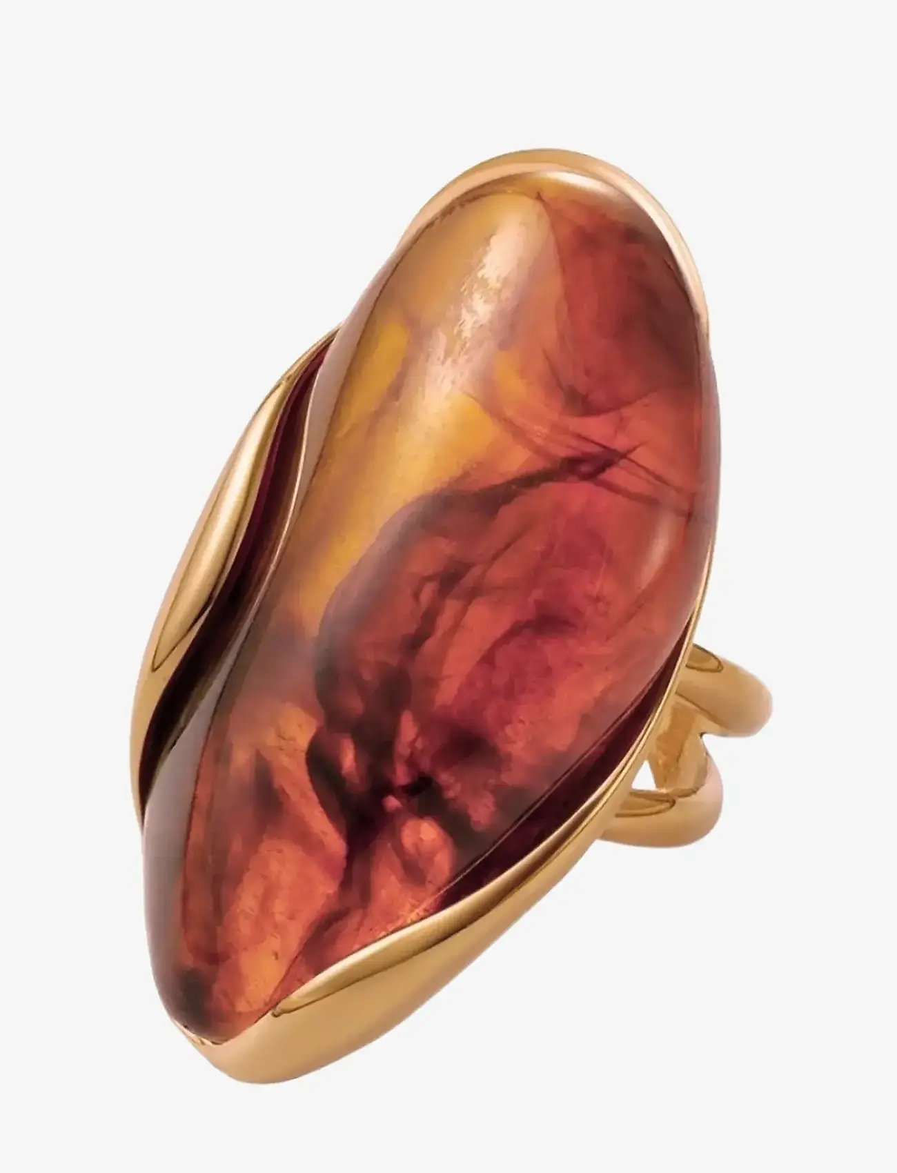 Bud to rose - Hazel Ring Brown/Gold - ringe - brown/gold - 0