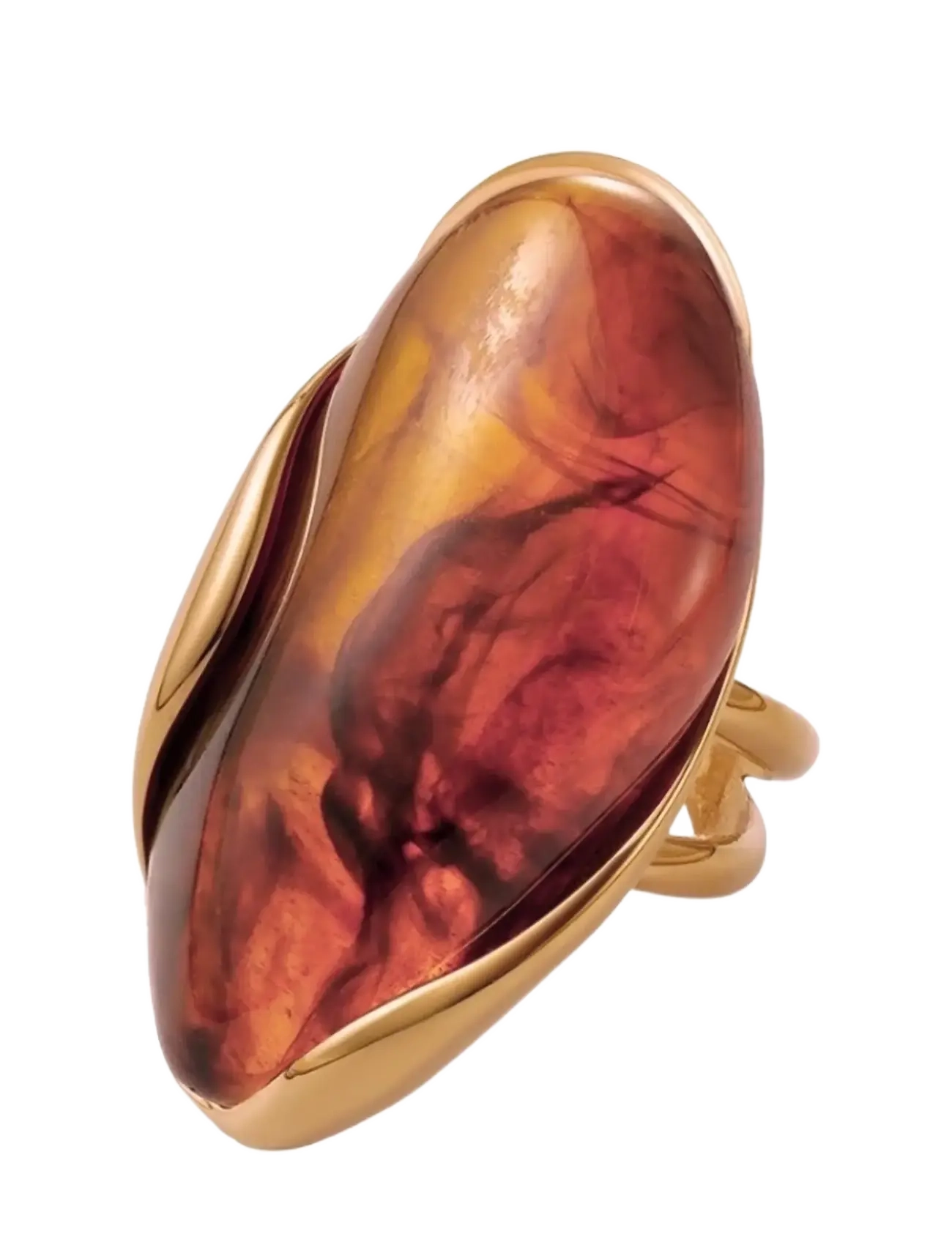 Bud to rose Hazel Ring Brown/Gold - Accessoires - BROWN/GOLD / gold