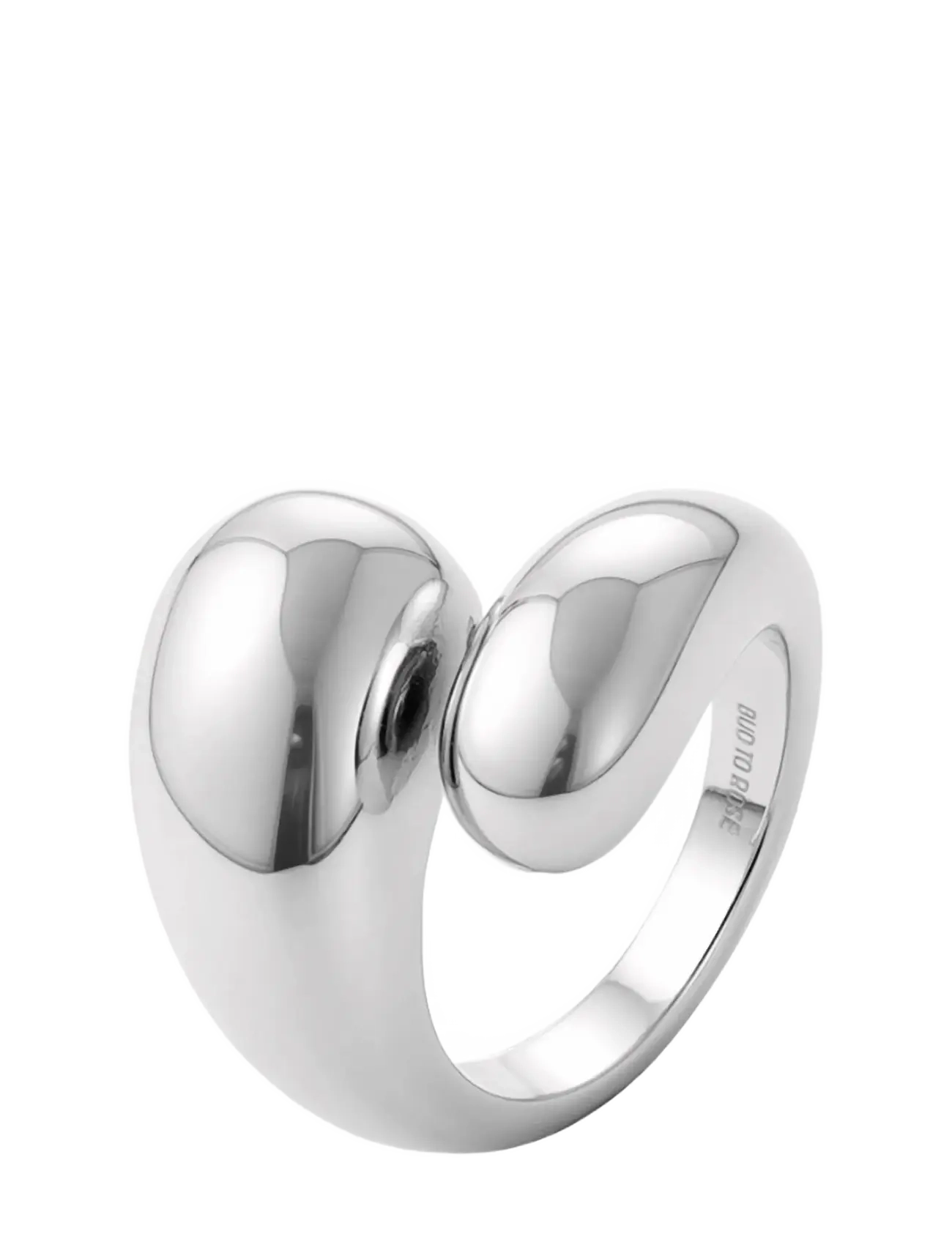 Bud to rose Drop Ring Silver - Bud to Rose - SILVER / silver