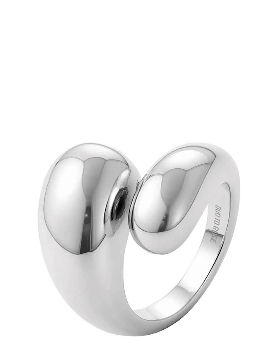 Bud To Rose - Drop Ring Silver - ringe - silver - 1