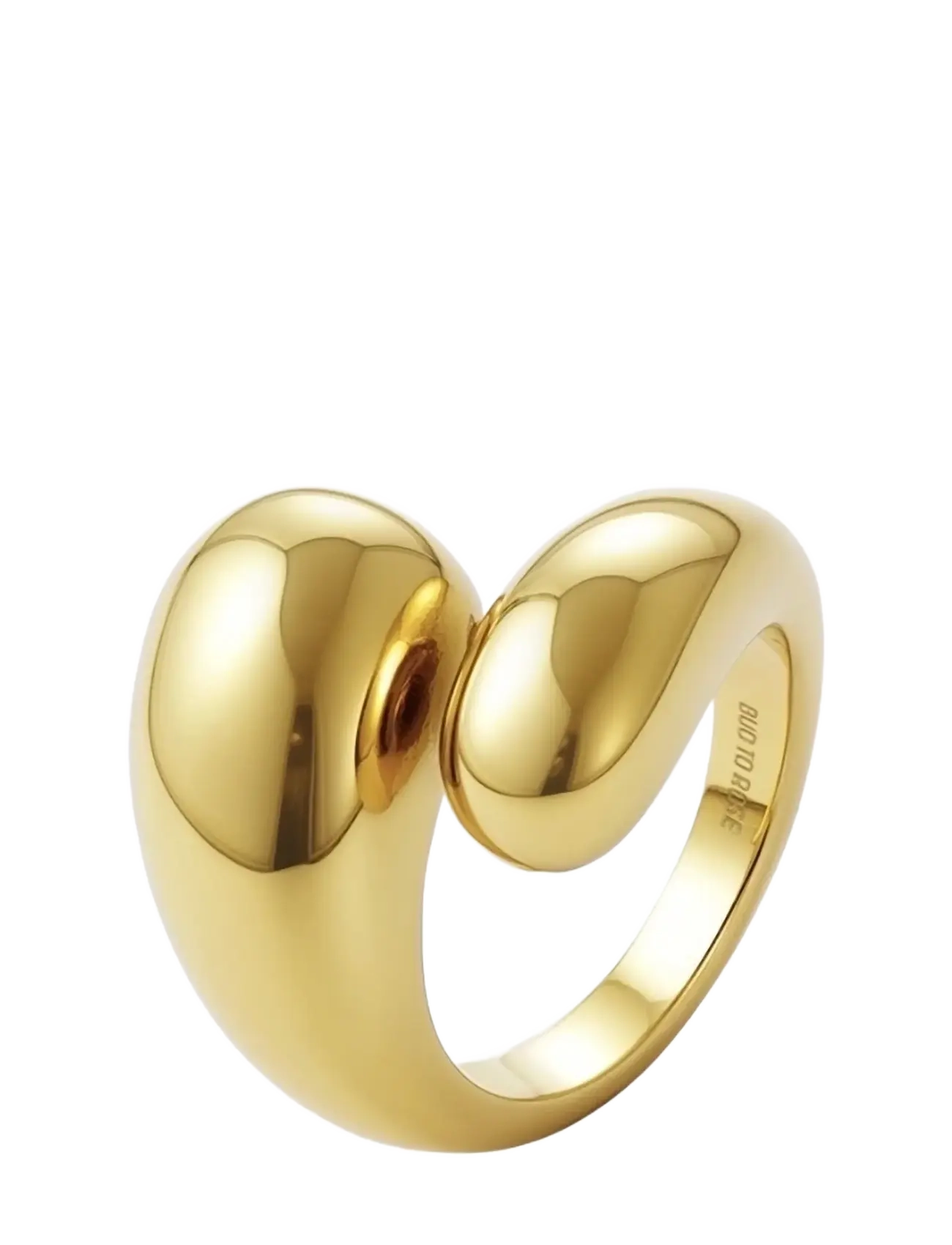 Bud to rose Drop Ring Silver - Accessoires - GOLD / gold
