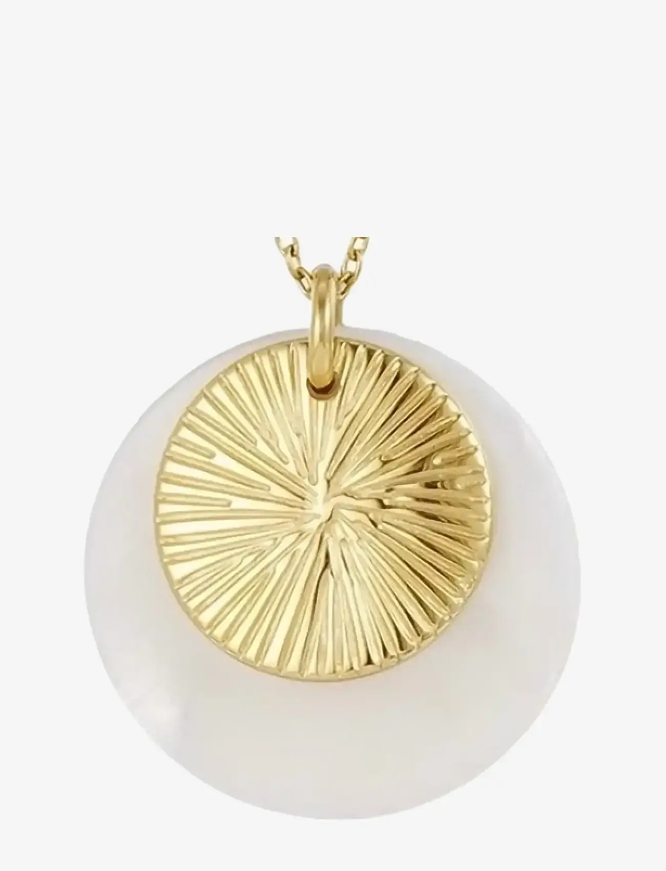 Bud to rose - Sorrento Long Necklace White/Gold - kaelaketid - gold - 1