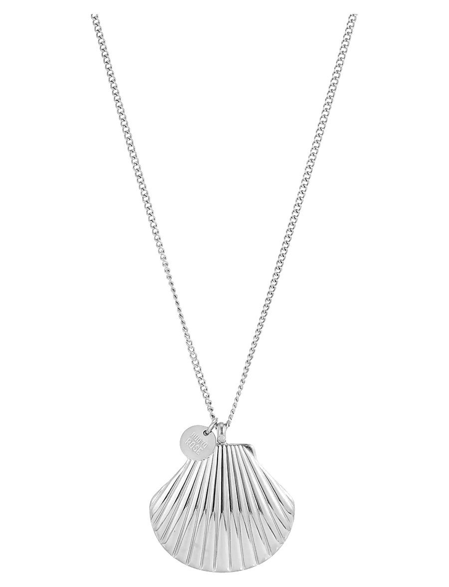 Bud To Rose - Marbella Shell Long Necklace Gold - halsketten - silver - 1