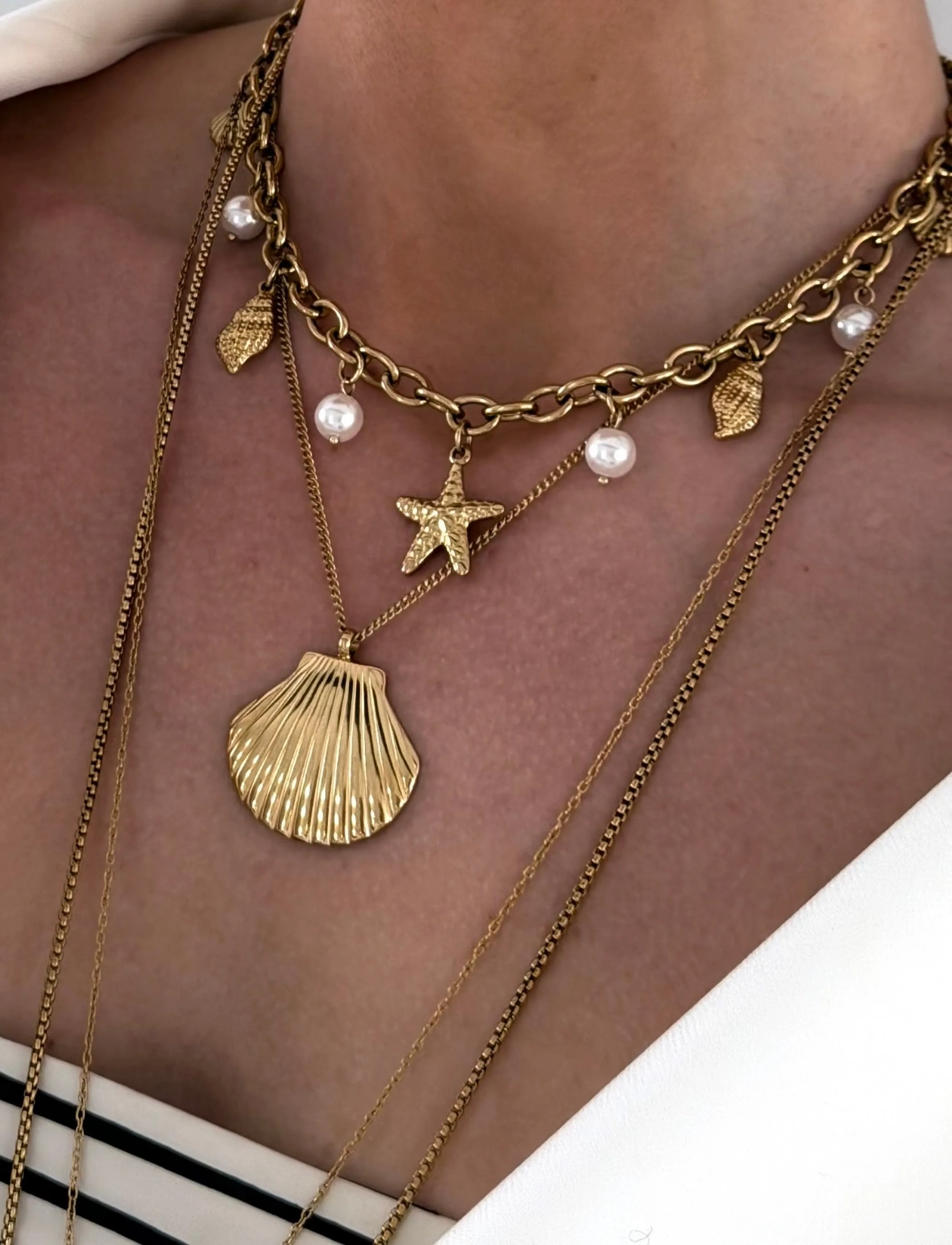 Bud To Rose Venice Necklace Gold, One Size, Necklaces, Gold - Chain Frauen