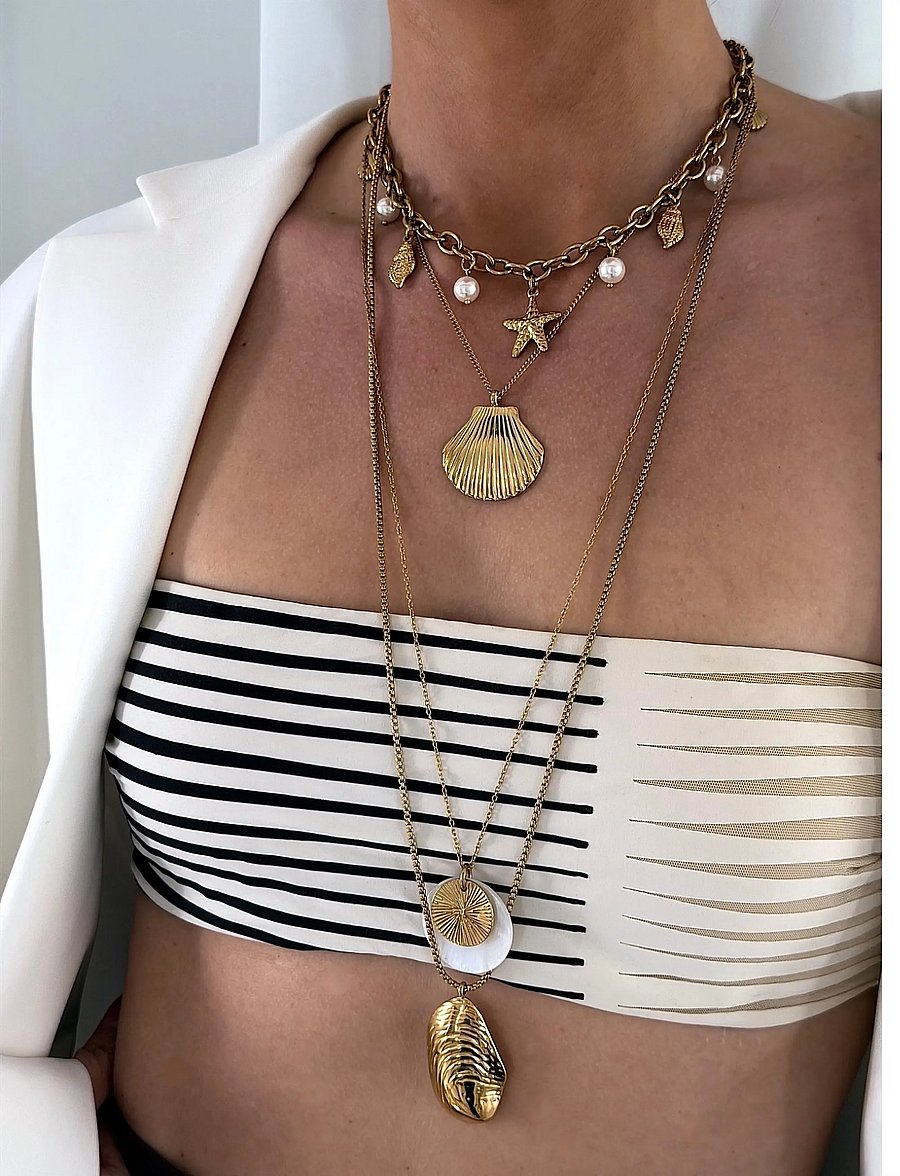 Bud To Rose - Venice Necklace Gold - kaelaketid - gold - 2
