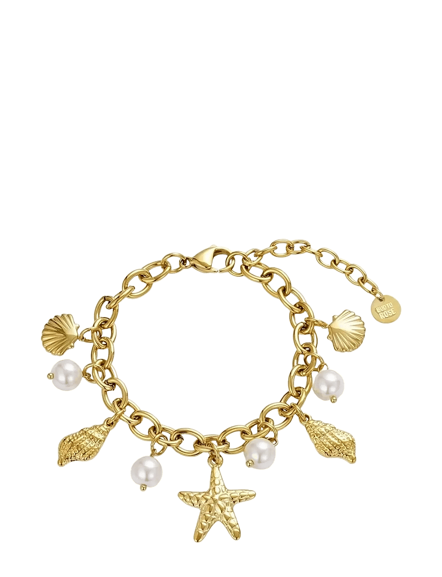 Bud To Rose - Venice Bracelet Gold - kædearmbånd - gold - 1