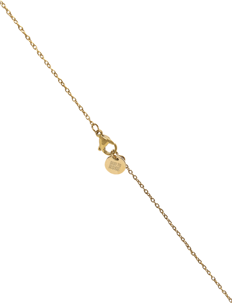 Bud To Rose - Maya Pearl Necklace Gold - gold - 2