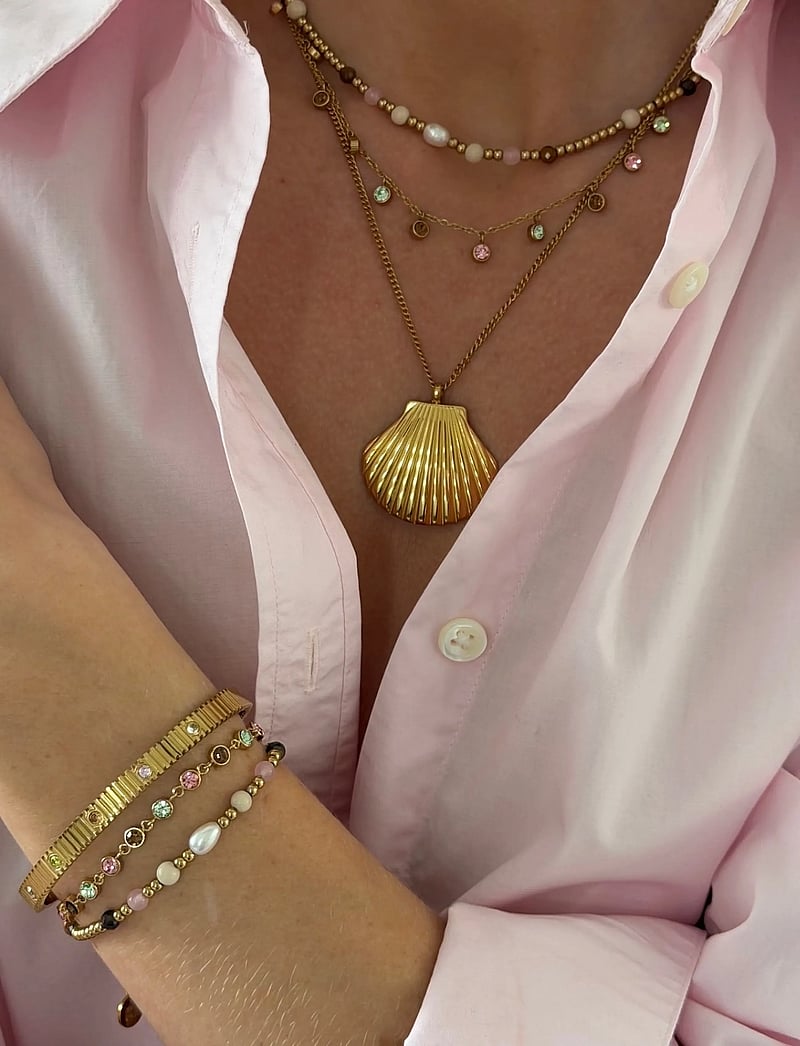 Bud to rose - Lima Charm Necklace Mix/Gold - kaelaketid - mix/gold - 0