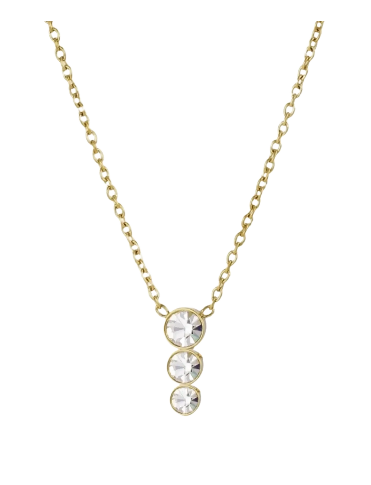 Bud to rose Lima Necklace Clear/Gold - Söfn - GOLD / gold