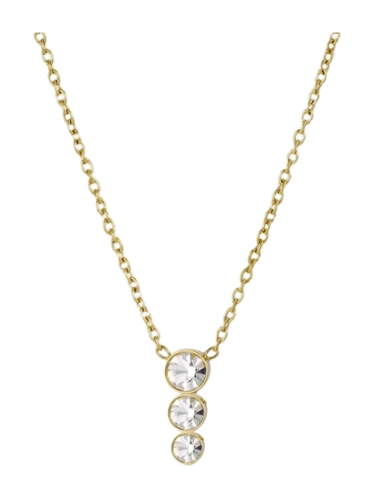 Bud To Rose Lima Necklace Clear/Gold -  - GOLD / gold
