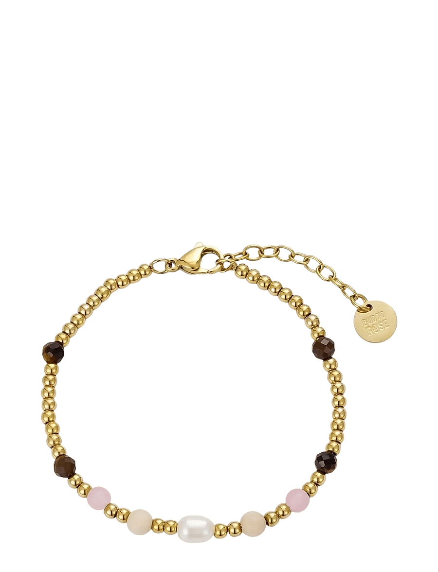 Bud To Rose - Cleo Bracelet Mix/Gold - armbånd - gold - 1
