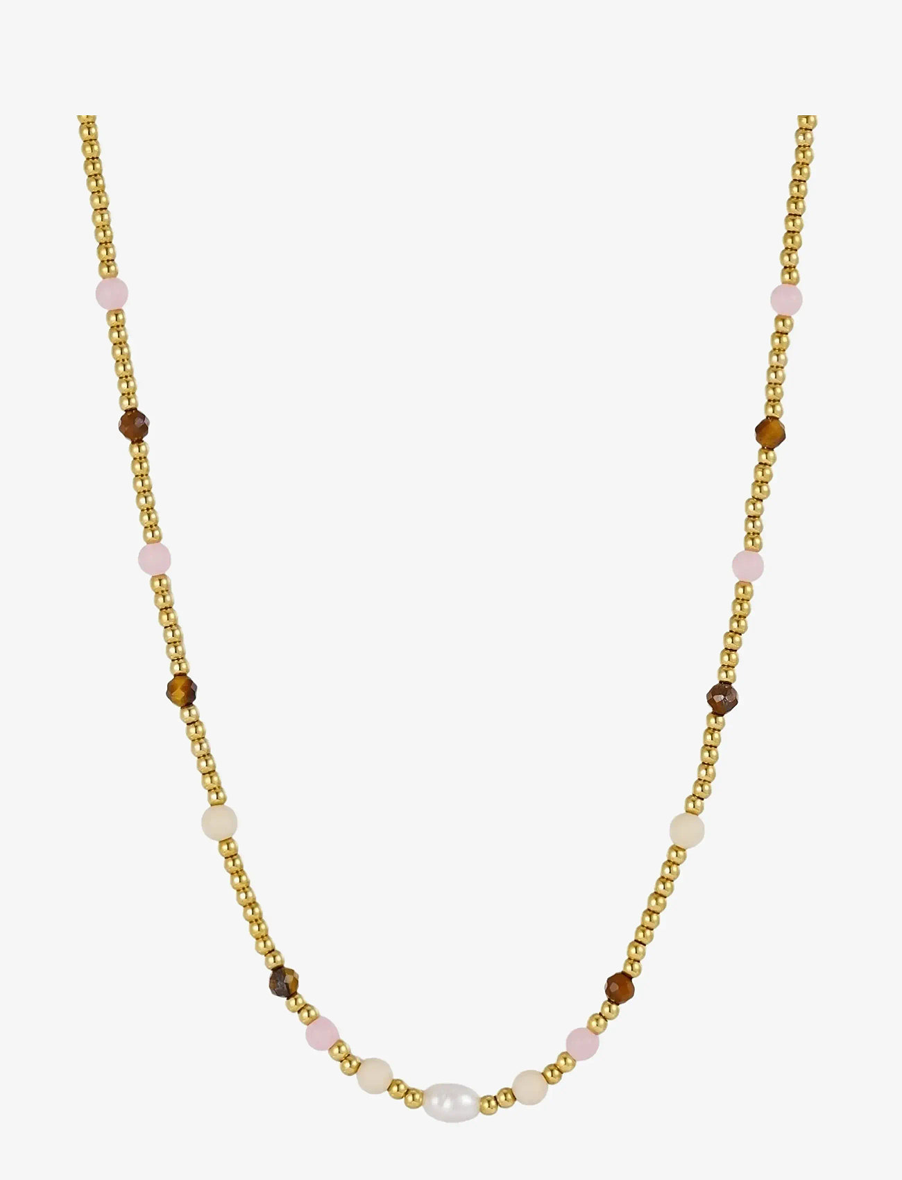 Bud to rose - Cleo Necklace Mix/Gold - kettingen - gold - 1