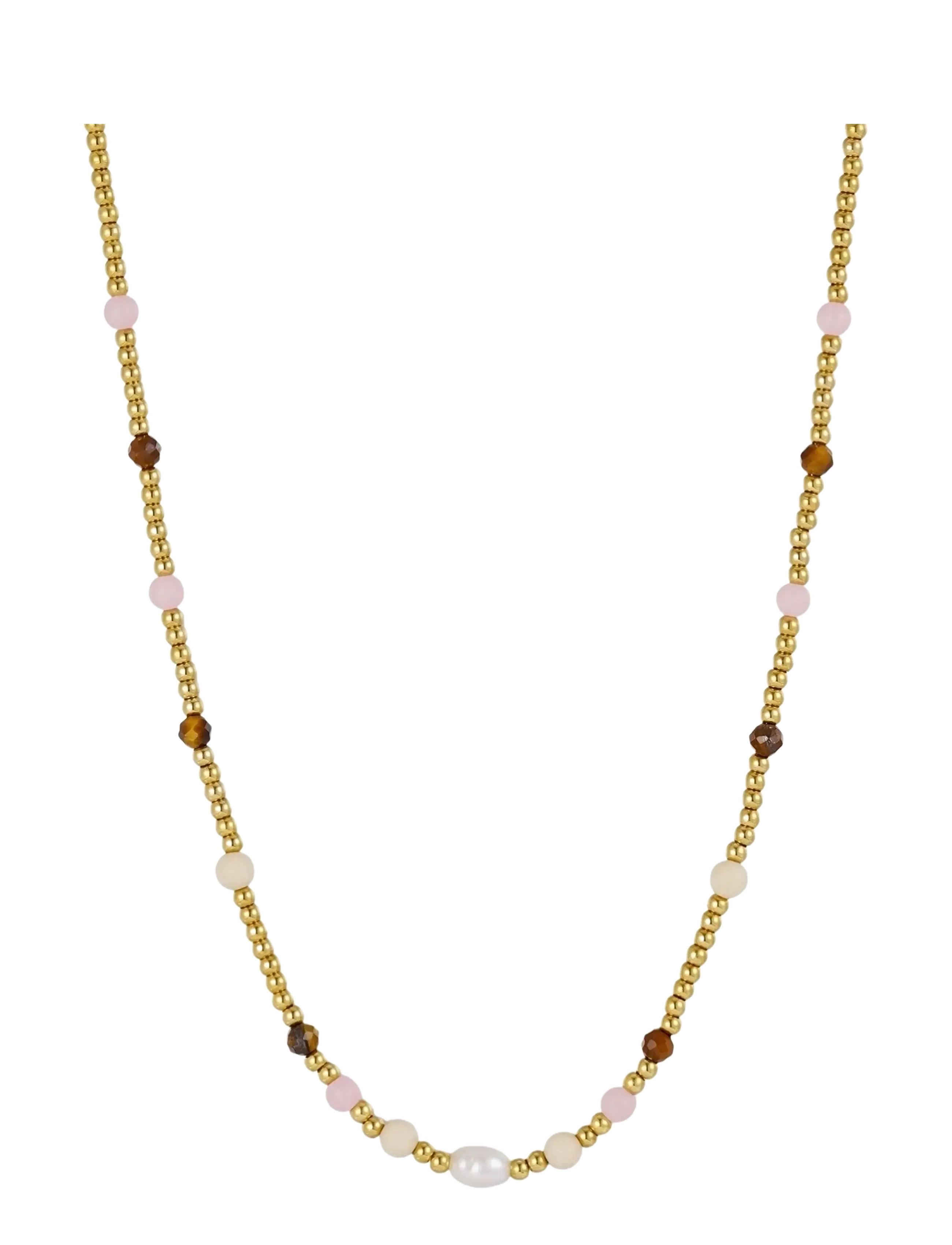 Bud to rose Cleo Necklace Mix/Gold - Söfn - GOLD / gold