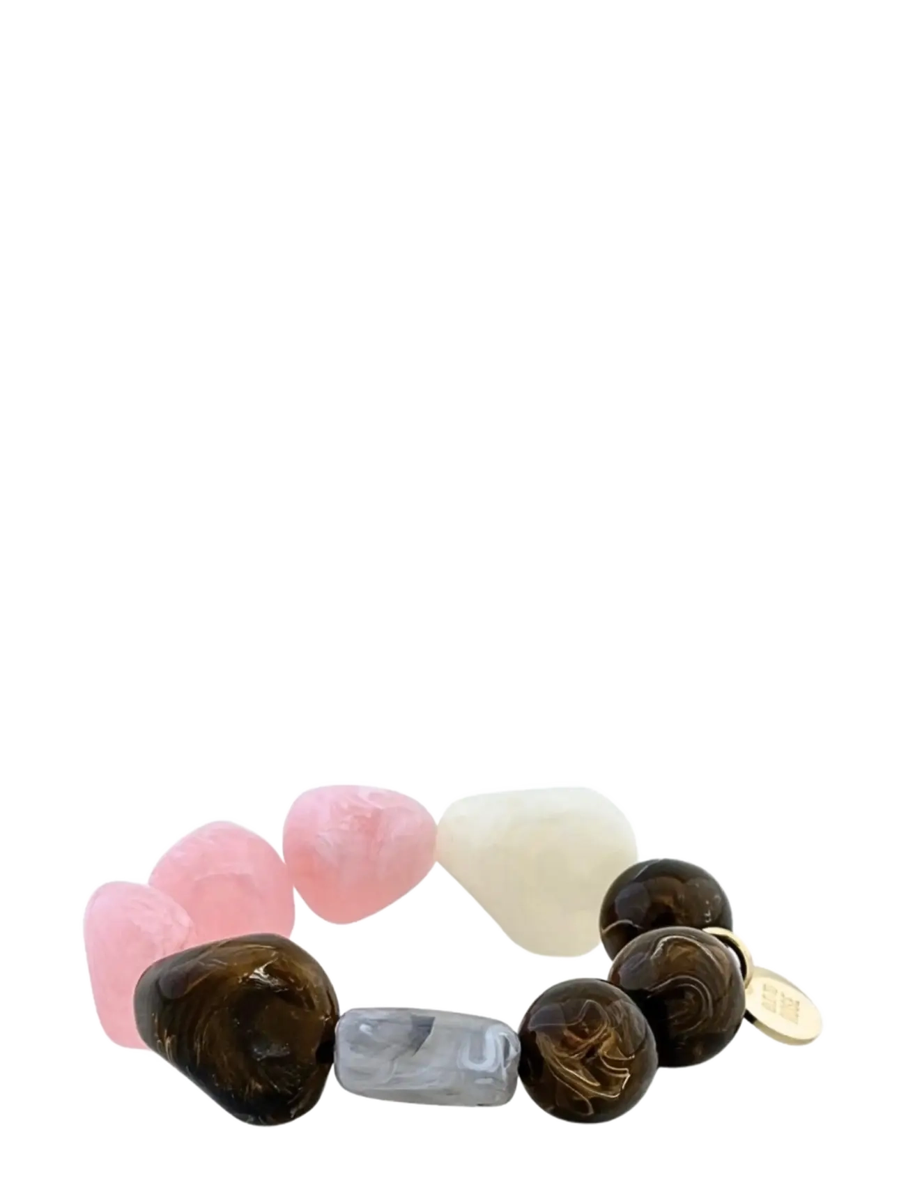 Bud to rose Molto Resin Bracelet Pink - Armbånd - PINK / multi