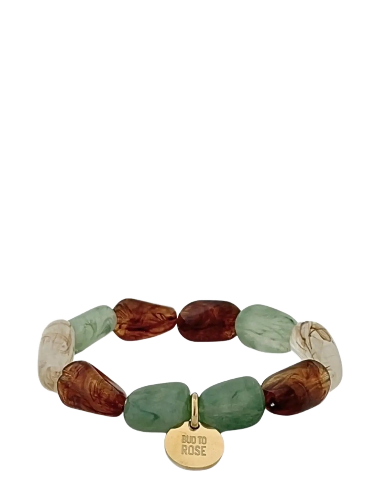 Bud to rose Prisma Resin Bracelet Green/Brown - Accessories - GREEN/BROWN / multi