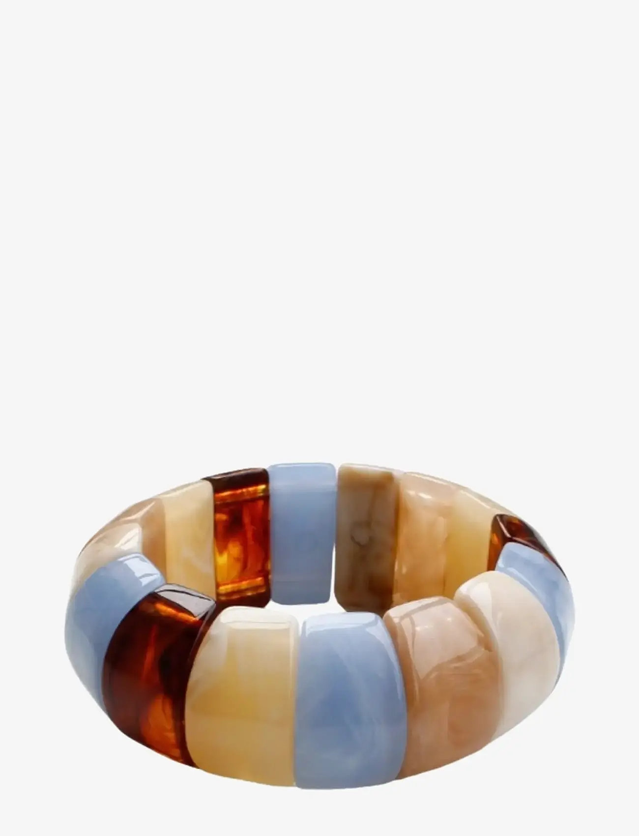 Bud to rose - Eclipse Resin Bracelet Brown - armbänder - blue - 1