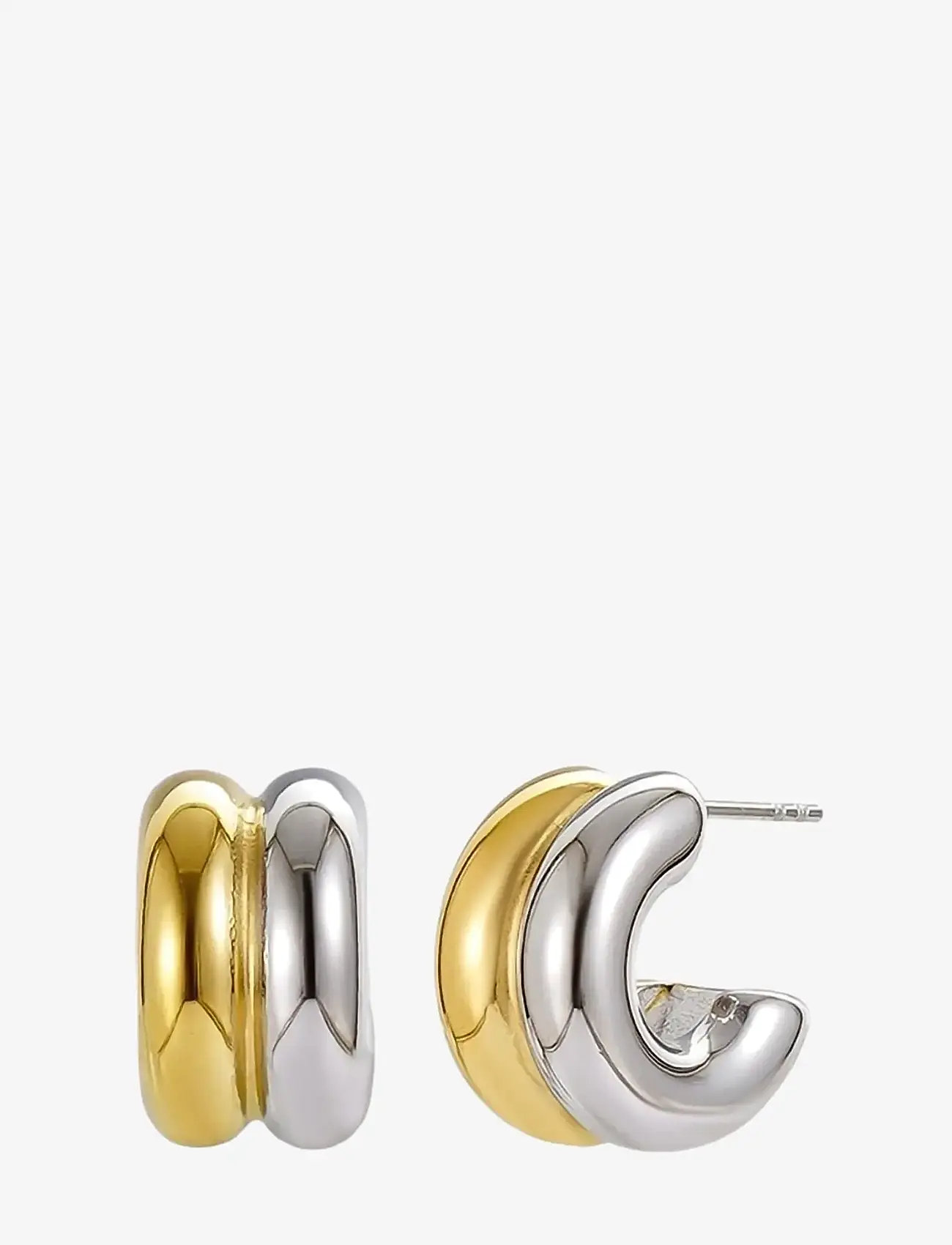 Bud to rose - Lola Double Mix - creoler & hoops - mix silver - 1