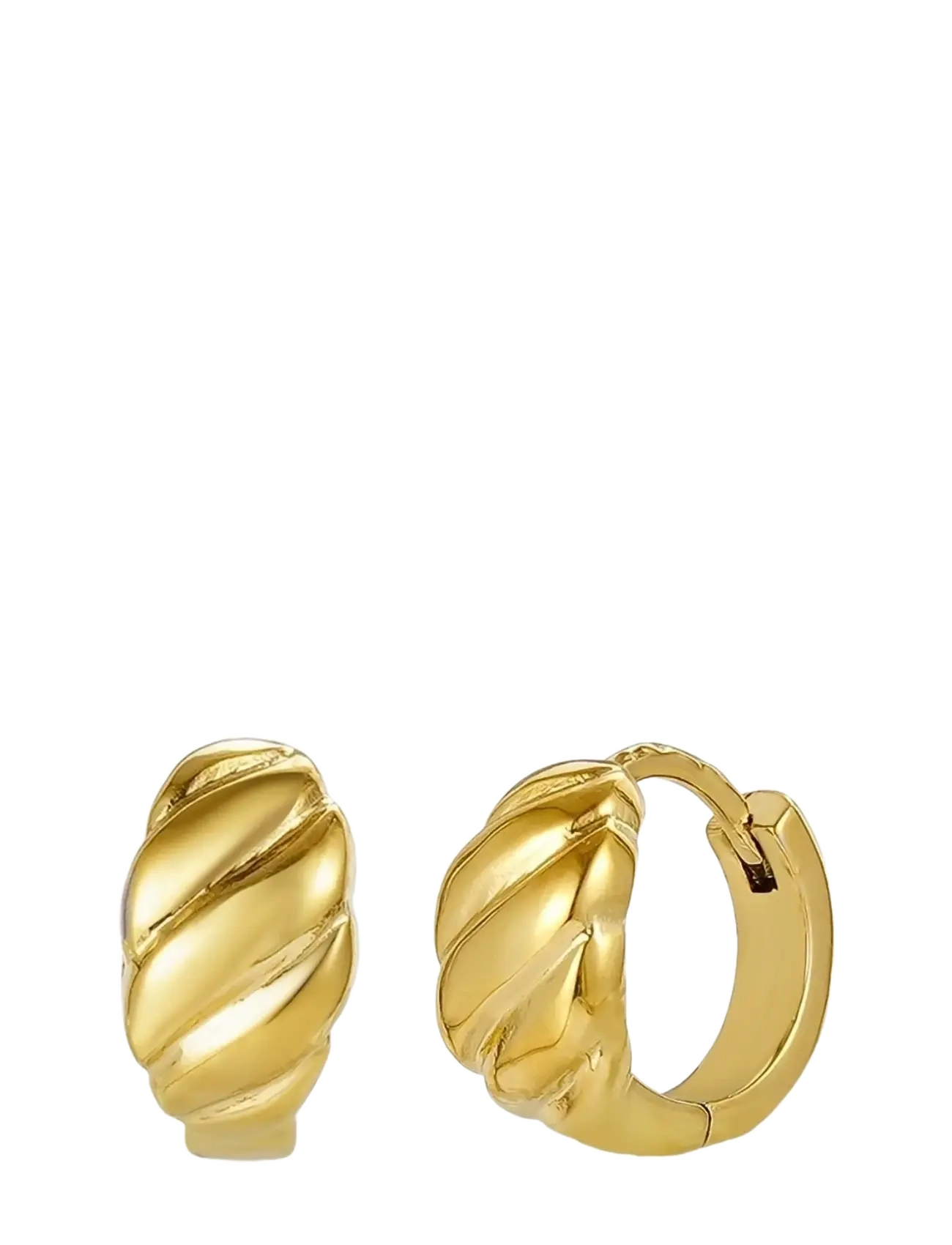Bud to rose Gem Earring Silver - Val kaupenda - GOLD / gold