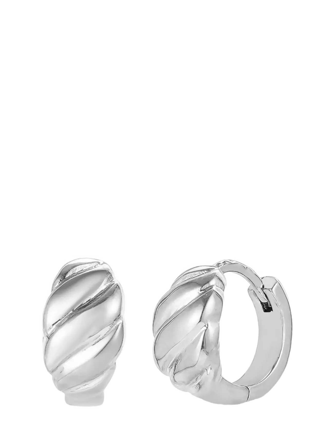 Bud to rose Gem Earring Silver - Mother's day - SILVER / silver