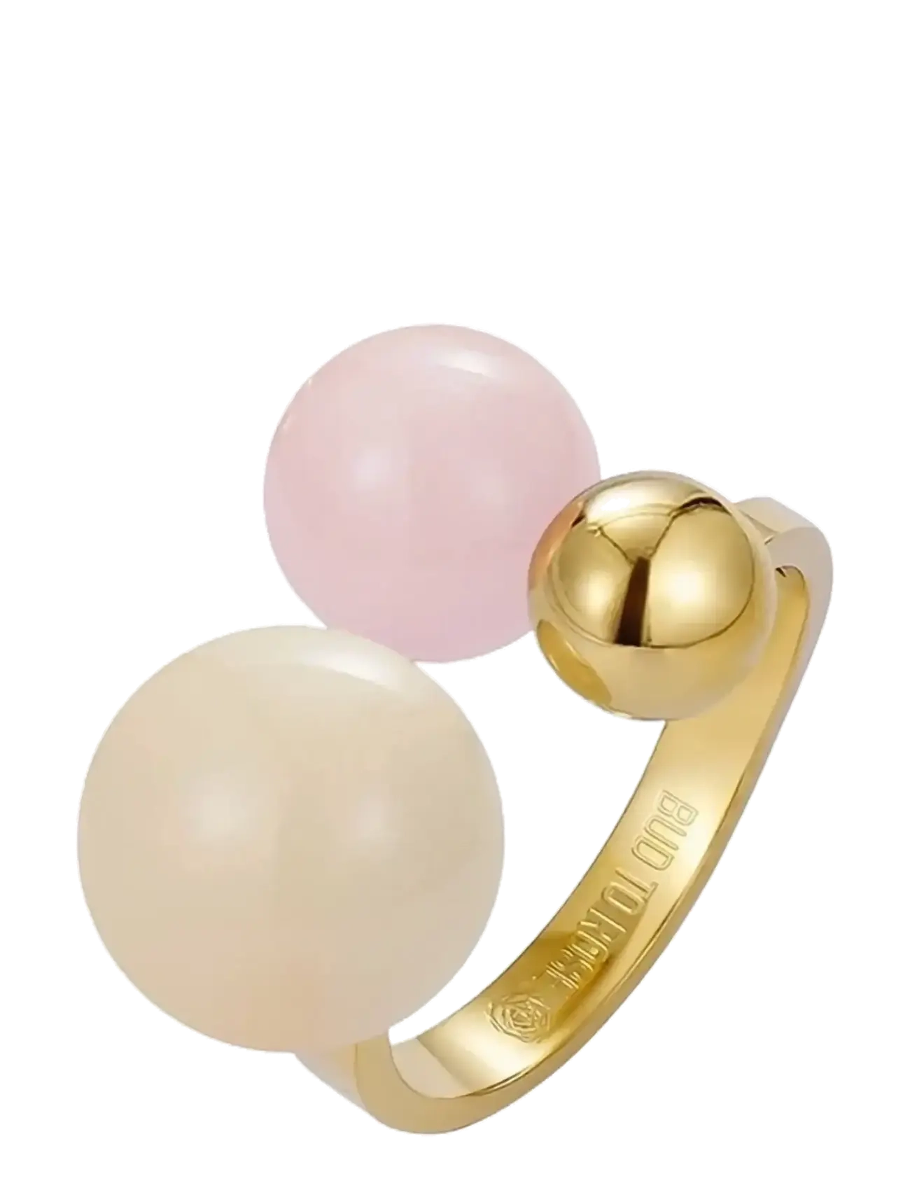 Bud to rose Brea Enamel Ring Lt.Pink/Gold - Mother's day - PINK/GOLD / multi