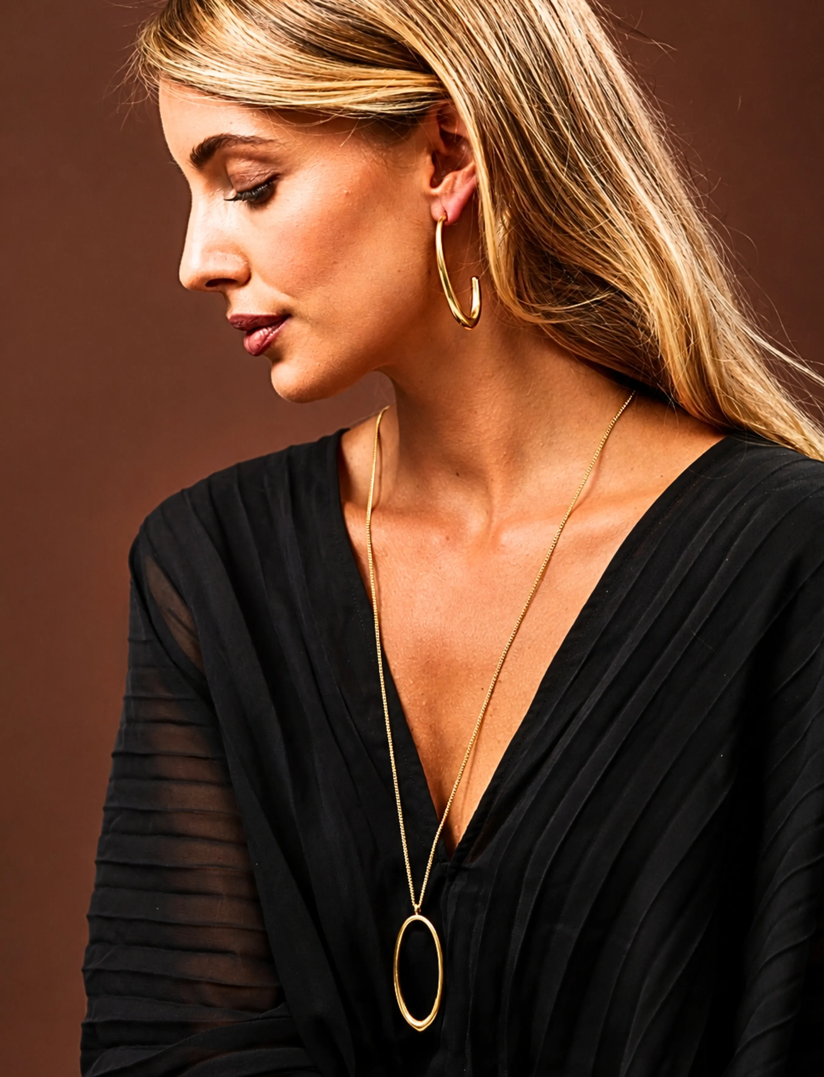 Bud To Rose Olivia Necklace Silver, One Size, Necklaces, Gold - Statement Frauen