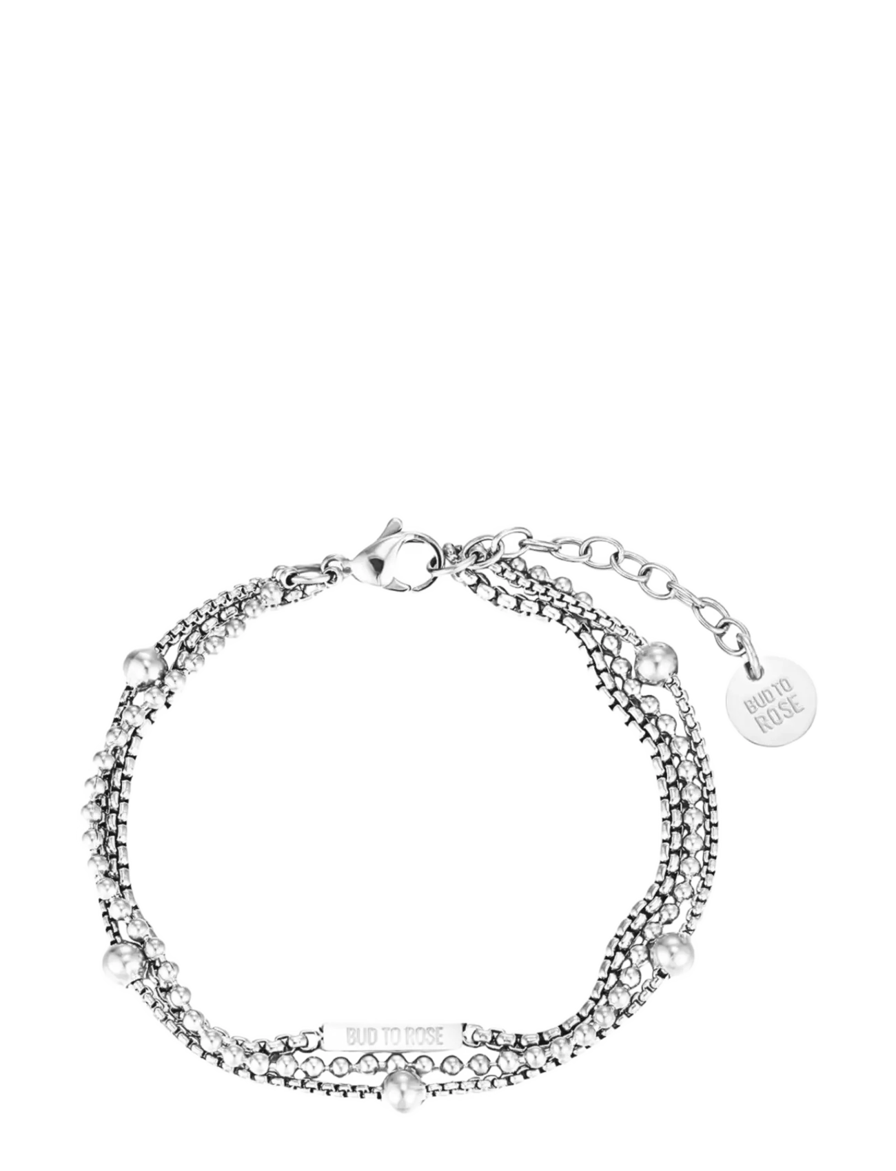 Bud To Rose Sacramento 3-Row Bracelet Gold - Armband - SILVER / silver