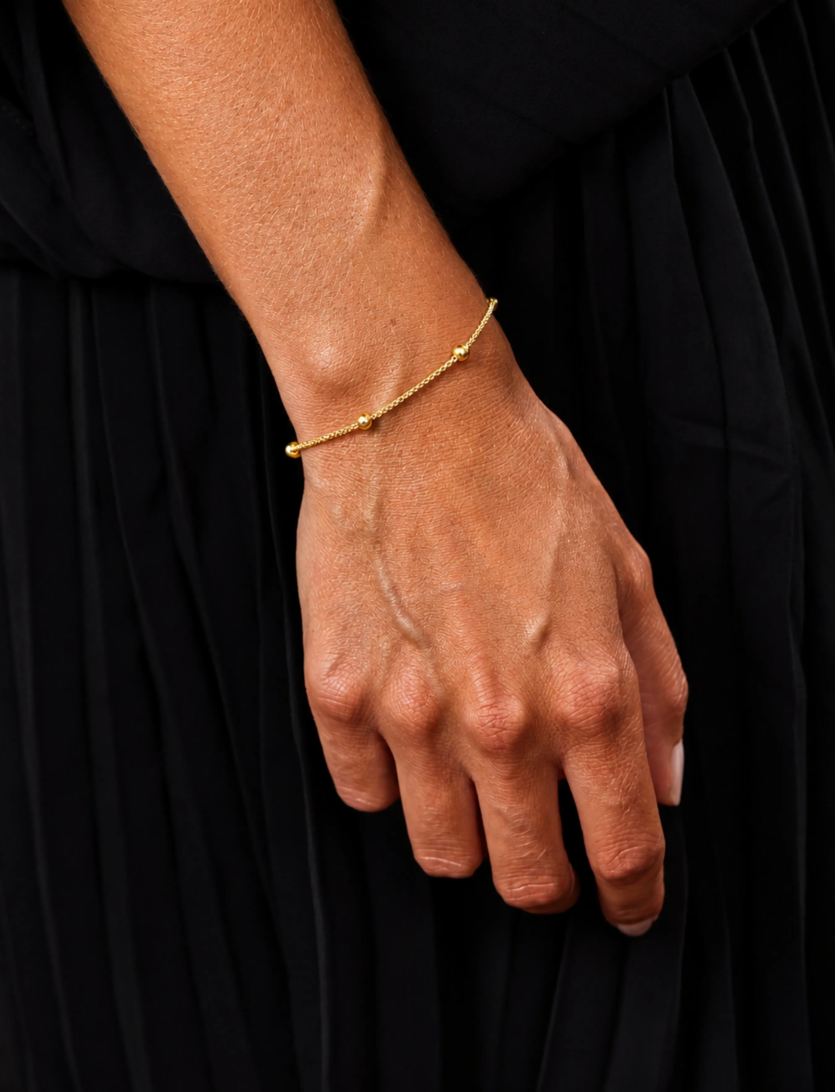 Bud To Rose Sacramento Bracelet Silver, One Size, Bracelets, Gold - Chain Frauen