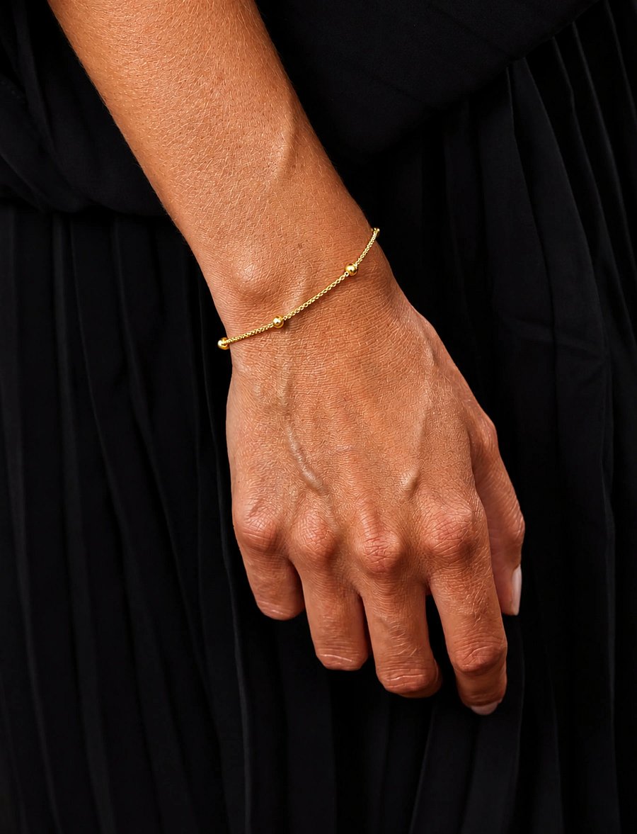 Bud To Rose - Sacramento Bracelet Gold - kedjearmband - gold - 0