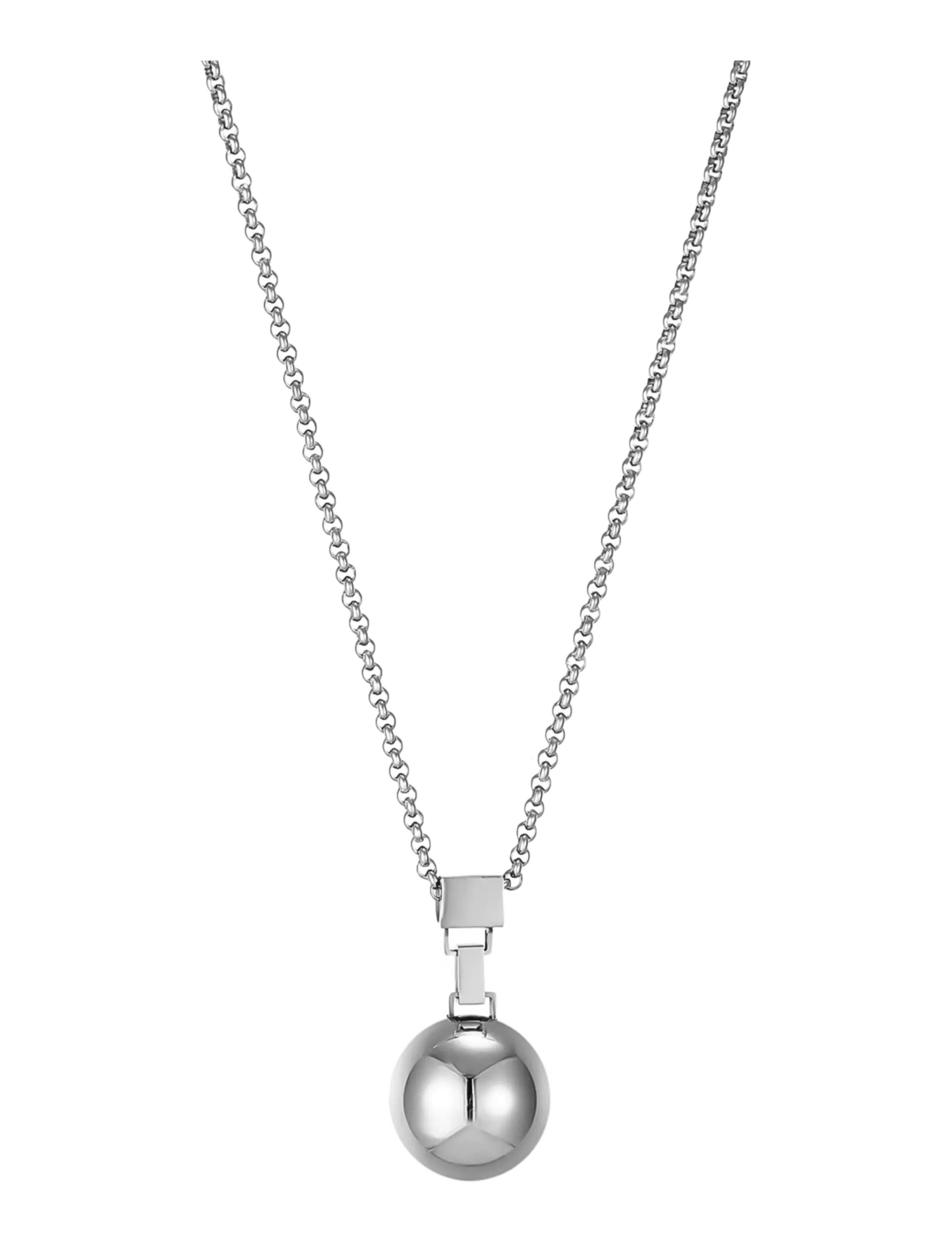 Bud To Rose Divino Long Necklace Silver - Hochzeitsgäste - SILVER / silver