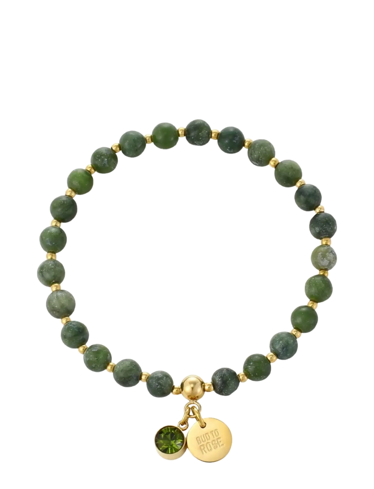 Bud To Rose Beverly Bracelet Green/Gold - Armband - GOLD / green