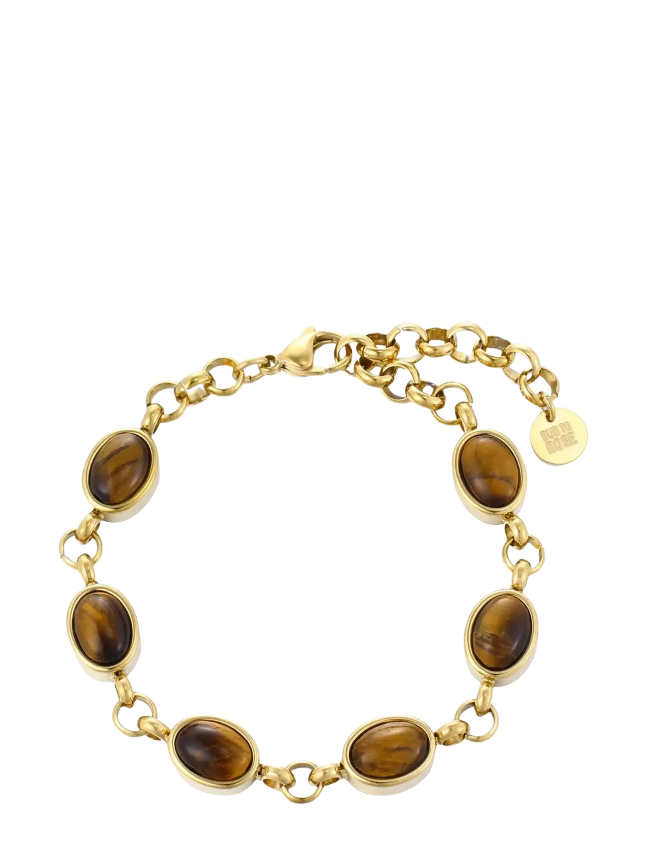 Bud To Rose Retro Bracelet Brown/Gold - Armband - GOLD / gold