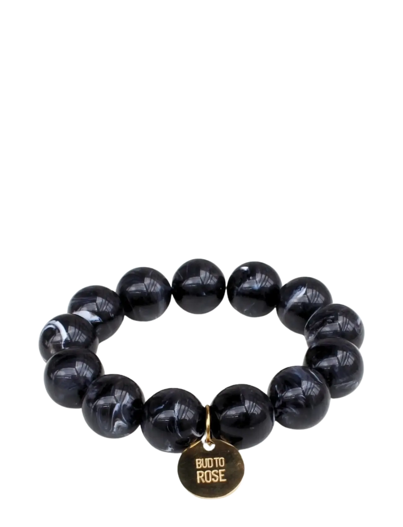 Bud To Rose Velvet Resin Bracelet Green - Bud To Rose - BLACK / black