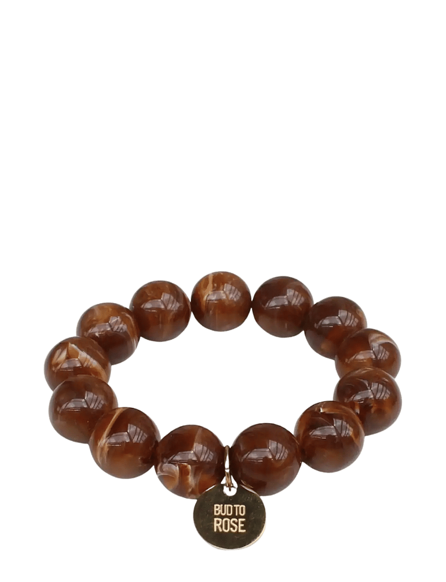Bud To Rose - Velvet Resin Bracelet Mix - armbänder - brown - 1