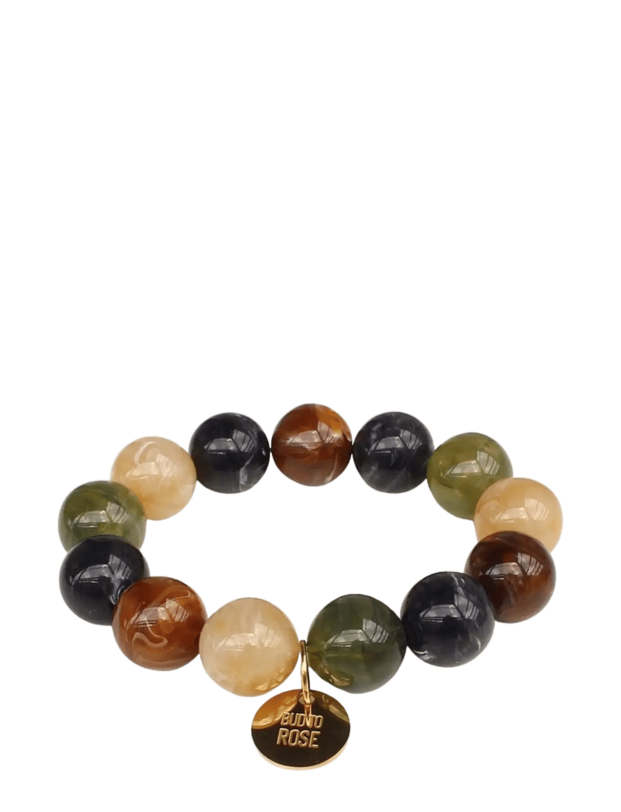 Bud To Rose - Velvet Resin Bracelet Mix - armbänder - mix - 1
