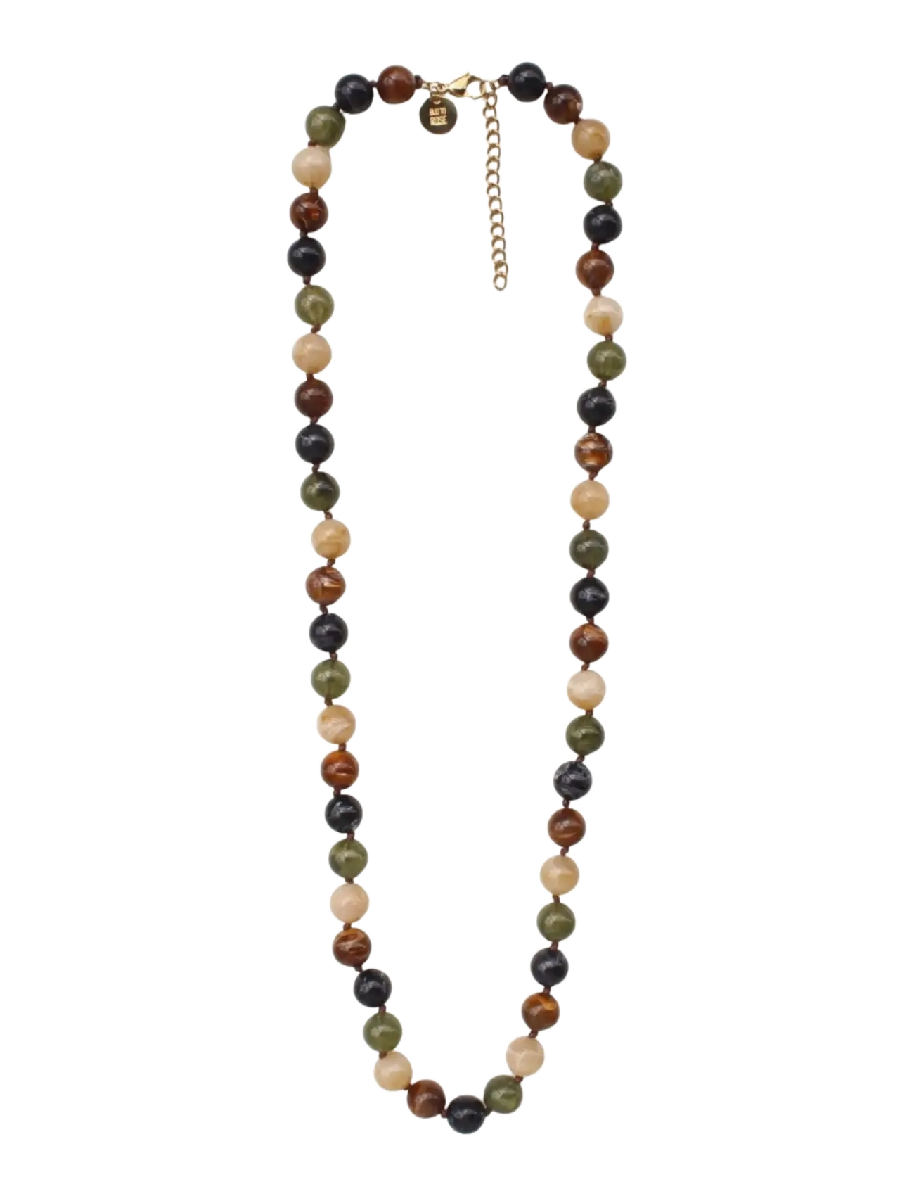 Bud To Rose Velvet Resin Long Necklace Mix - Hochzeitsgäste - MIX / multi