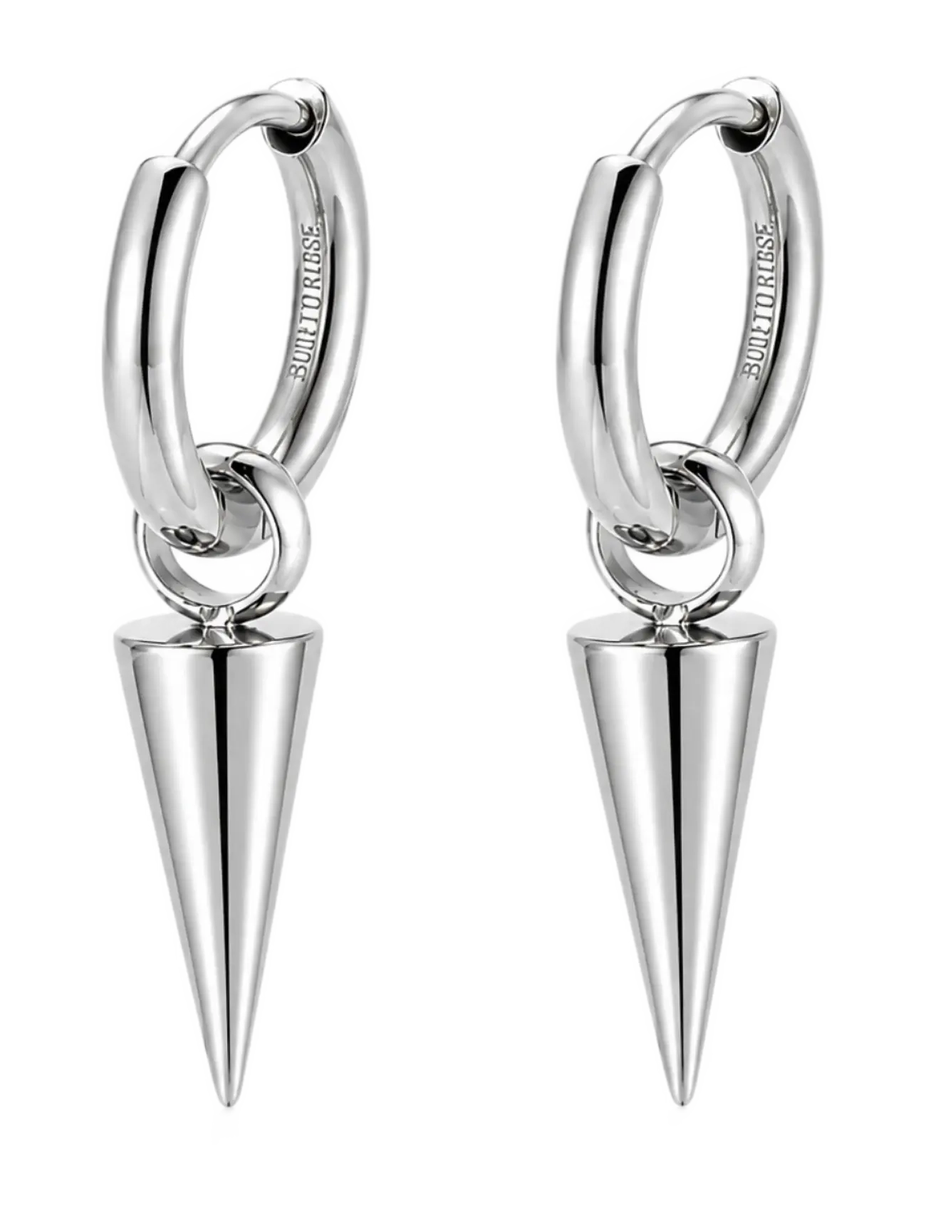 Bud To Rose Spike Earring Gold - Øreringe - SILVER / silver