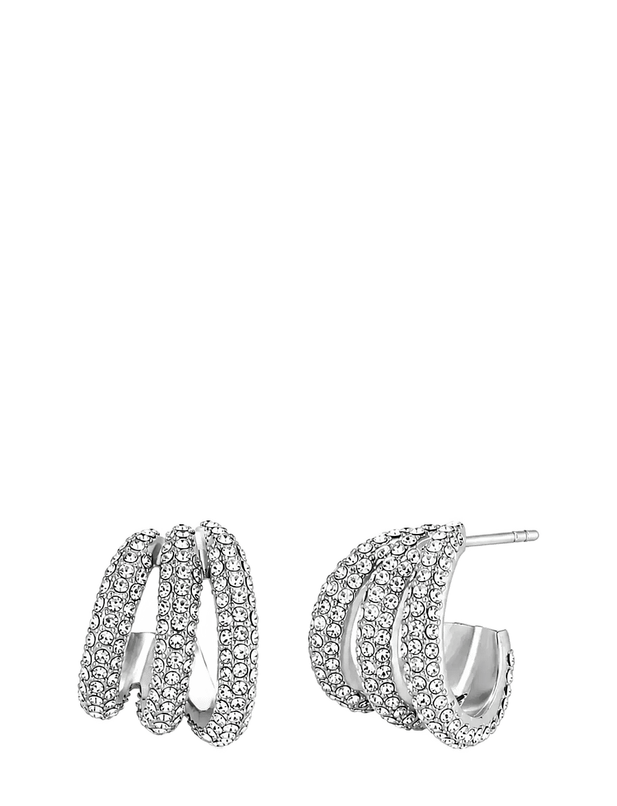 Bud To Rose - iris Trio Earring Clear/Gold - rõngad - silver - 1