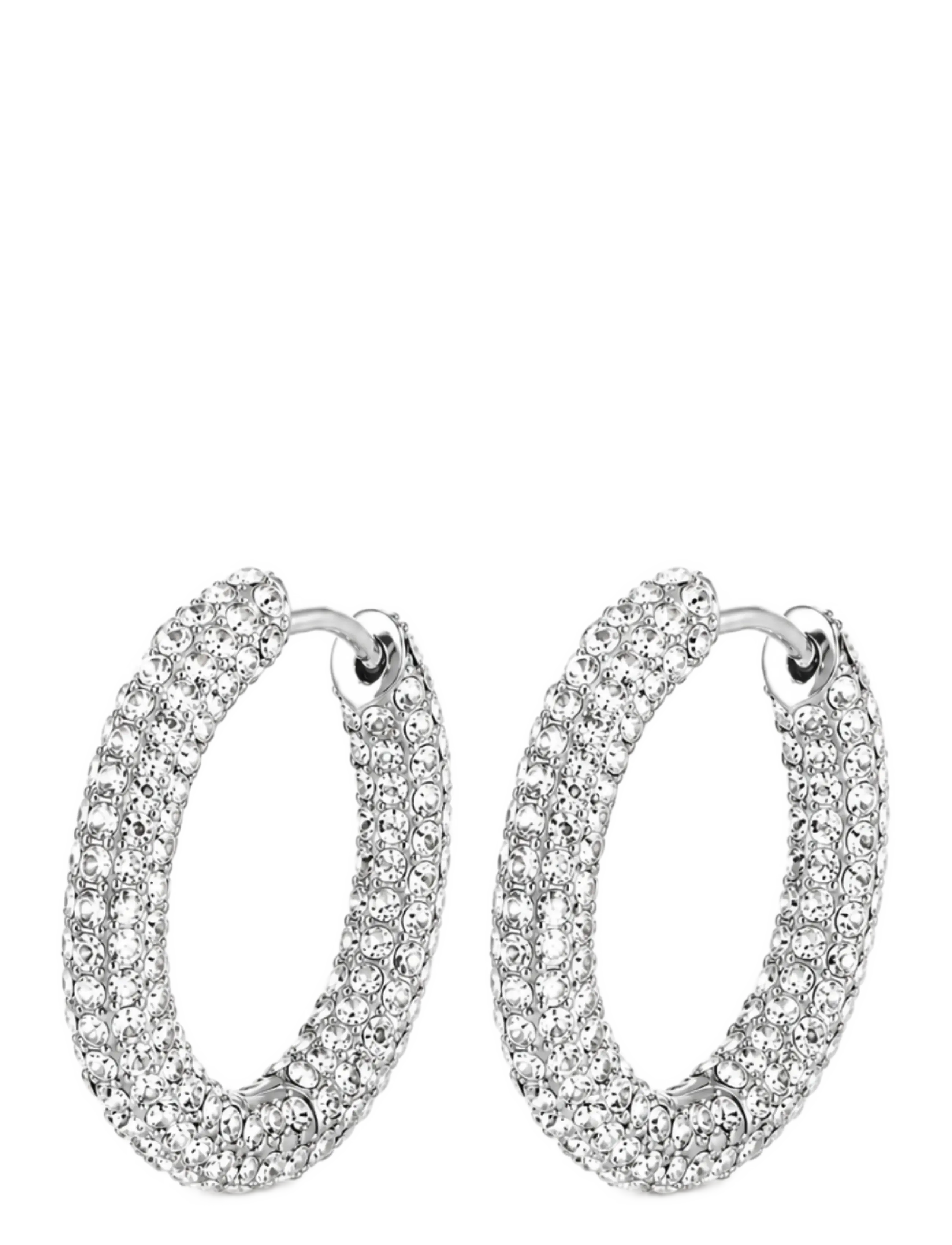 Bud To Rose Iris Crystal Earring Clear/Gold - Bud To Rose - SILVER / silver