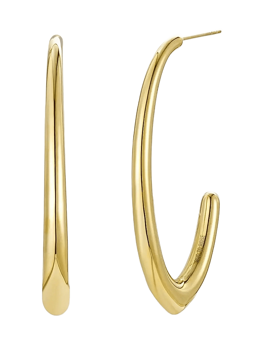 Bud To Rose - Olivia Earring Gold - creoler & hoops - gold - 1