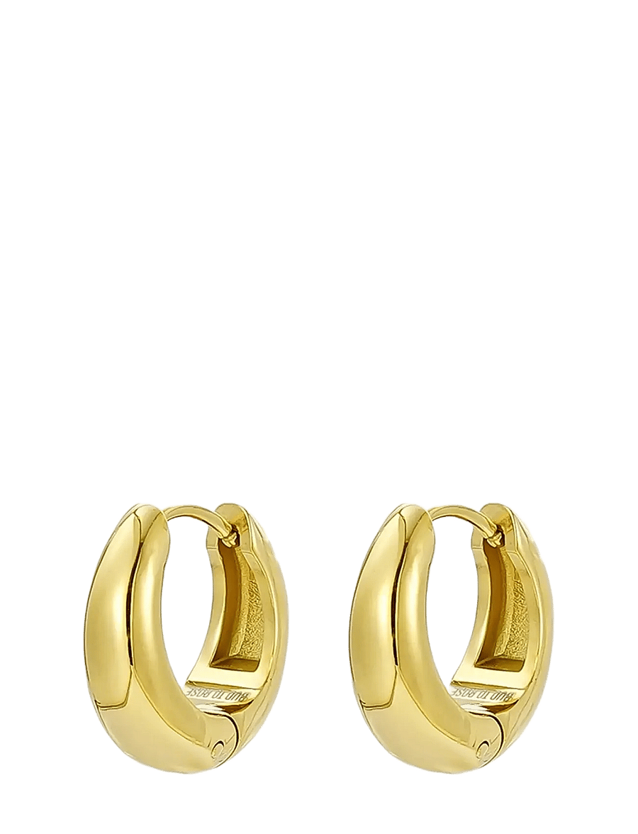 Bud To Rose - Hanna Hoop Gold - creoler & hoops - gold - 1