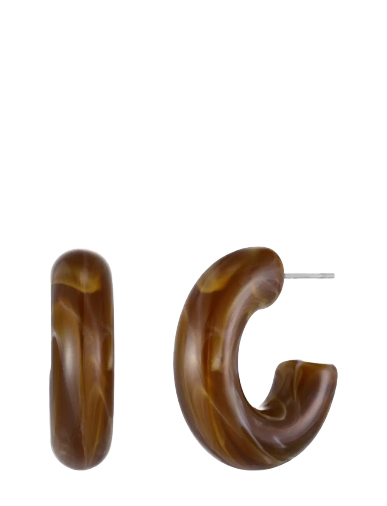 Bud To Rose Flow Resin Hoop Brown - Bud To Rose - BROWN / brown